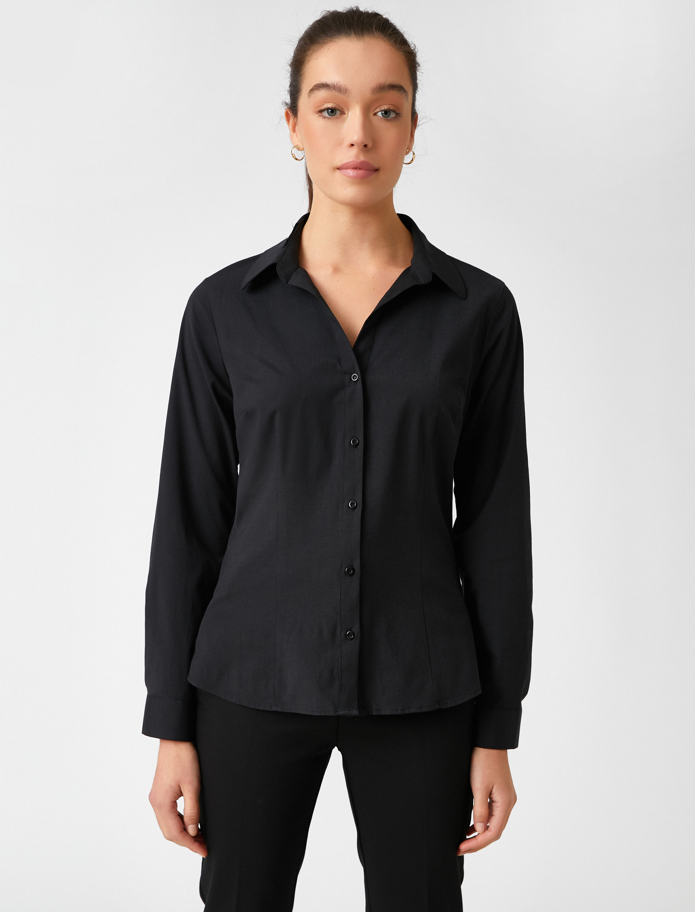   Uzun Kollu Basic Gömlek