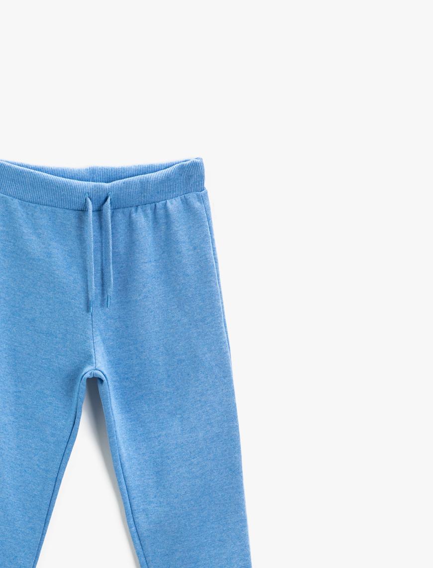  Erkek Çocuk Basic Jogger Eşofman Altı Beli Bağlamalı
