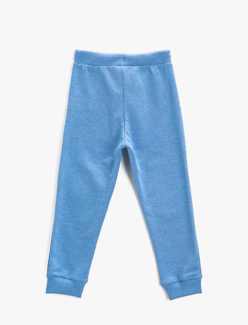  Erkek Çocuk Basic Jogger Eşofman Altı Beli Bağlamalı