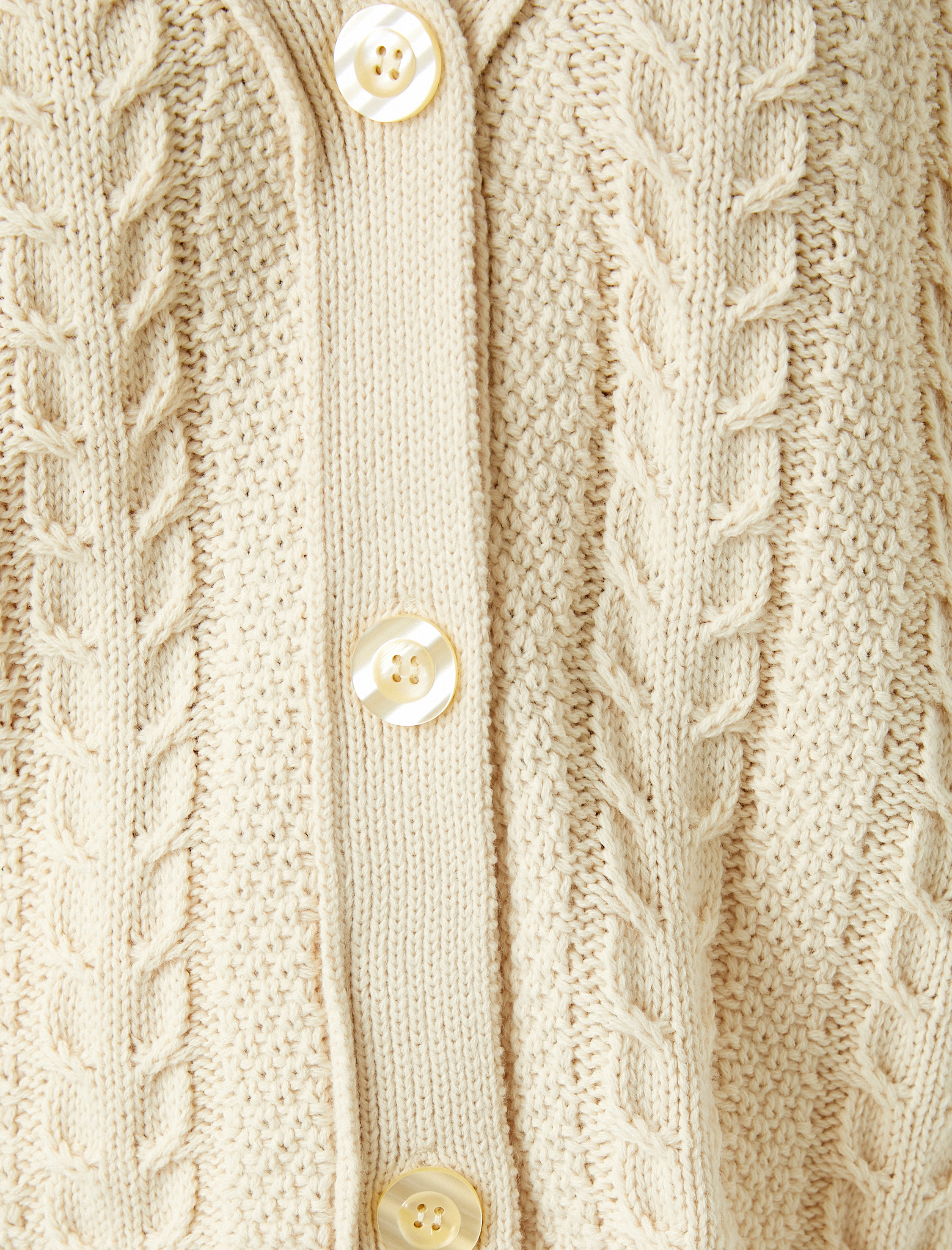   Düğmeli Triko Hırka