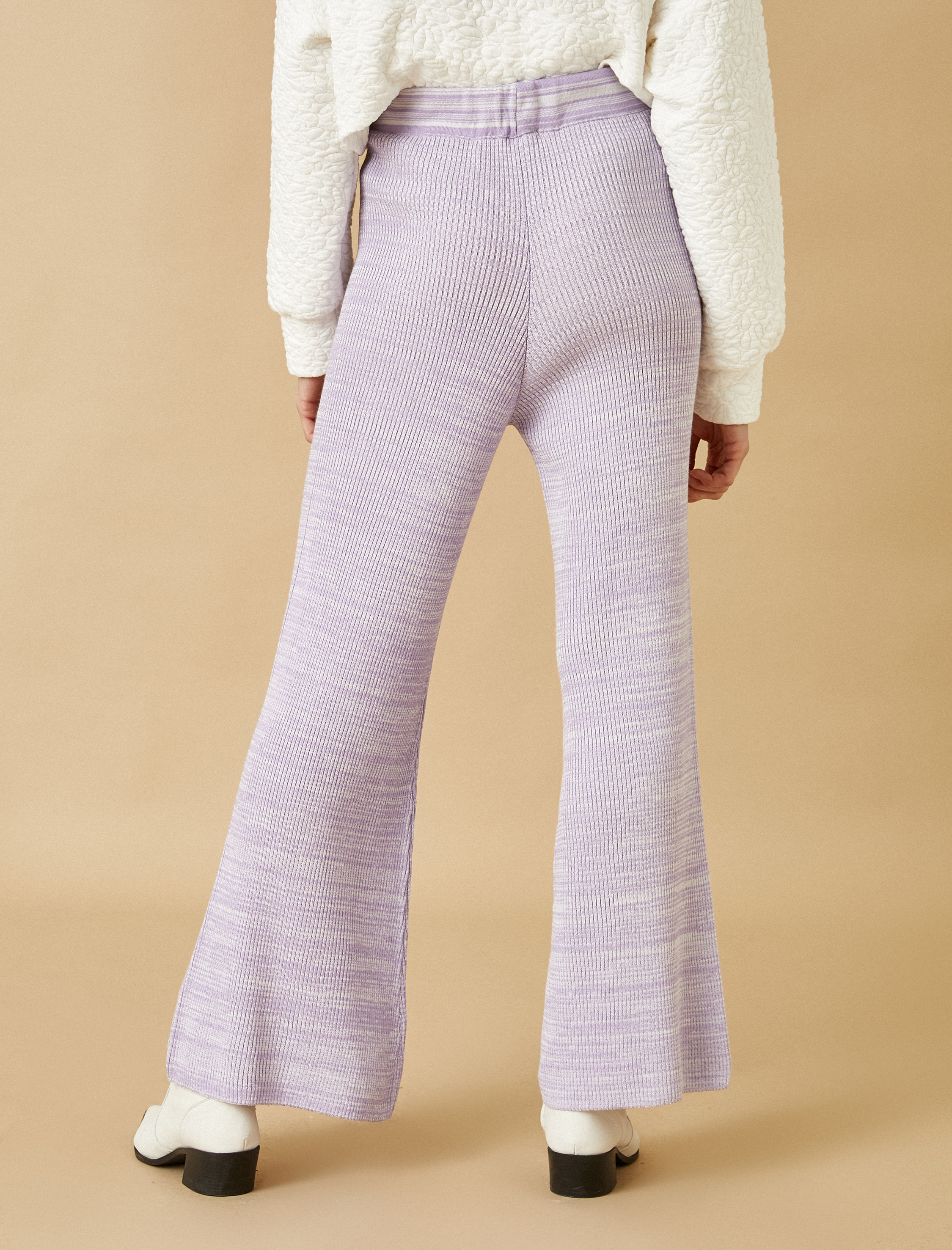   Bol Paçalı Triko Pantolon