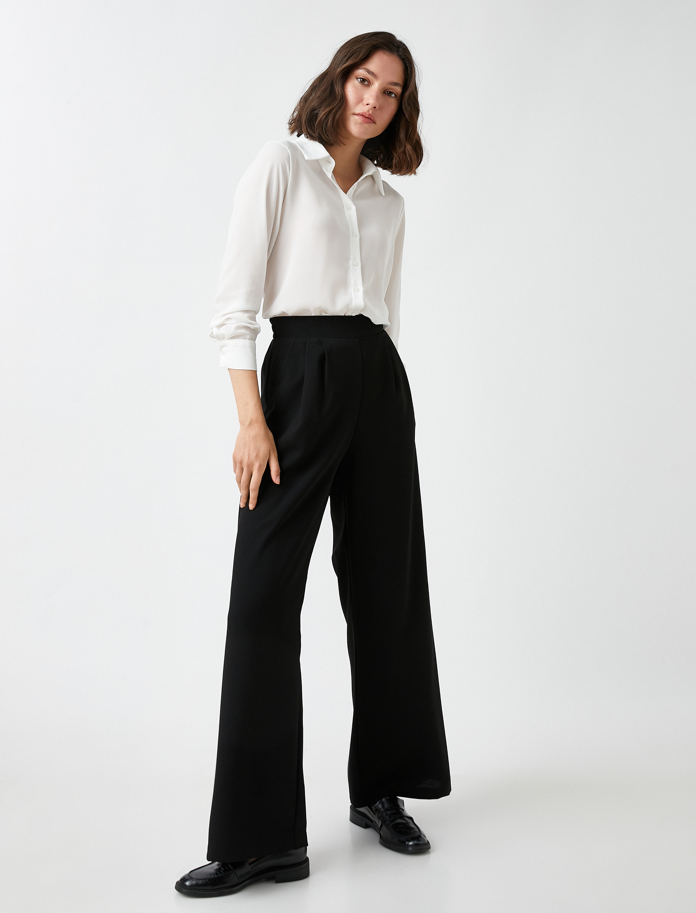   Basic Gömlek Uzun Kollu