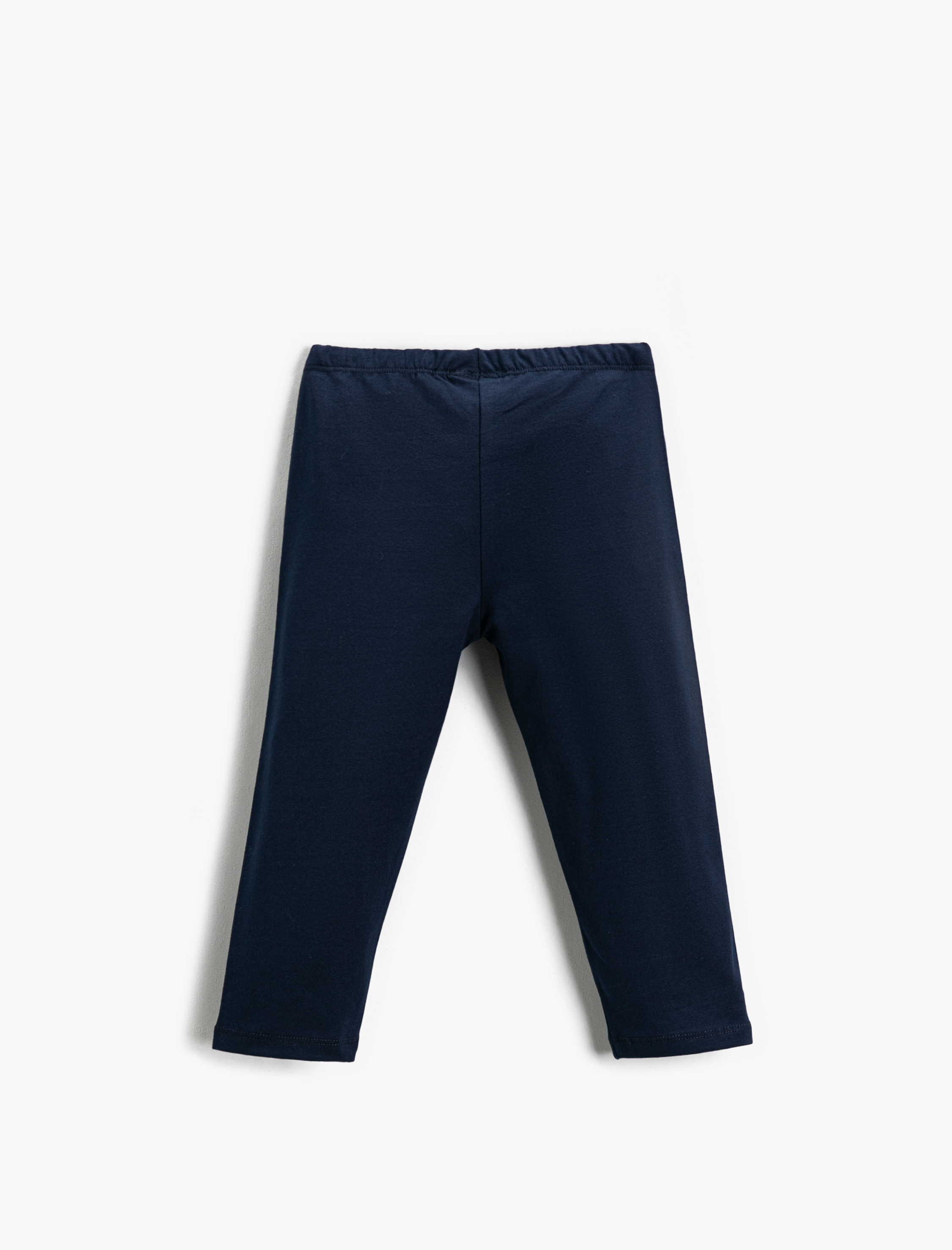  Kız Çocuk Basic Kapri Tayt Pamuklu