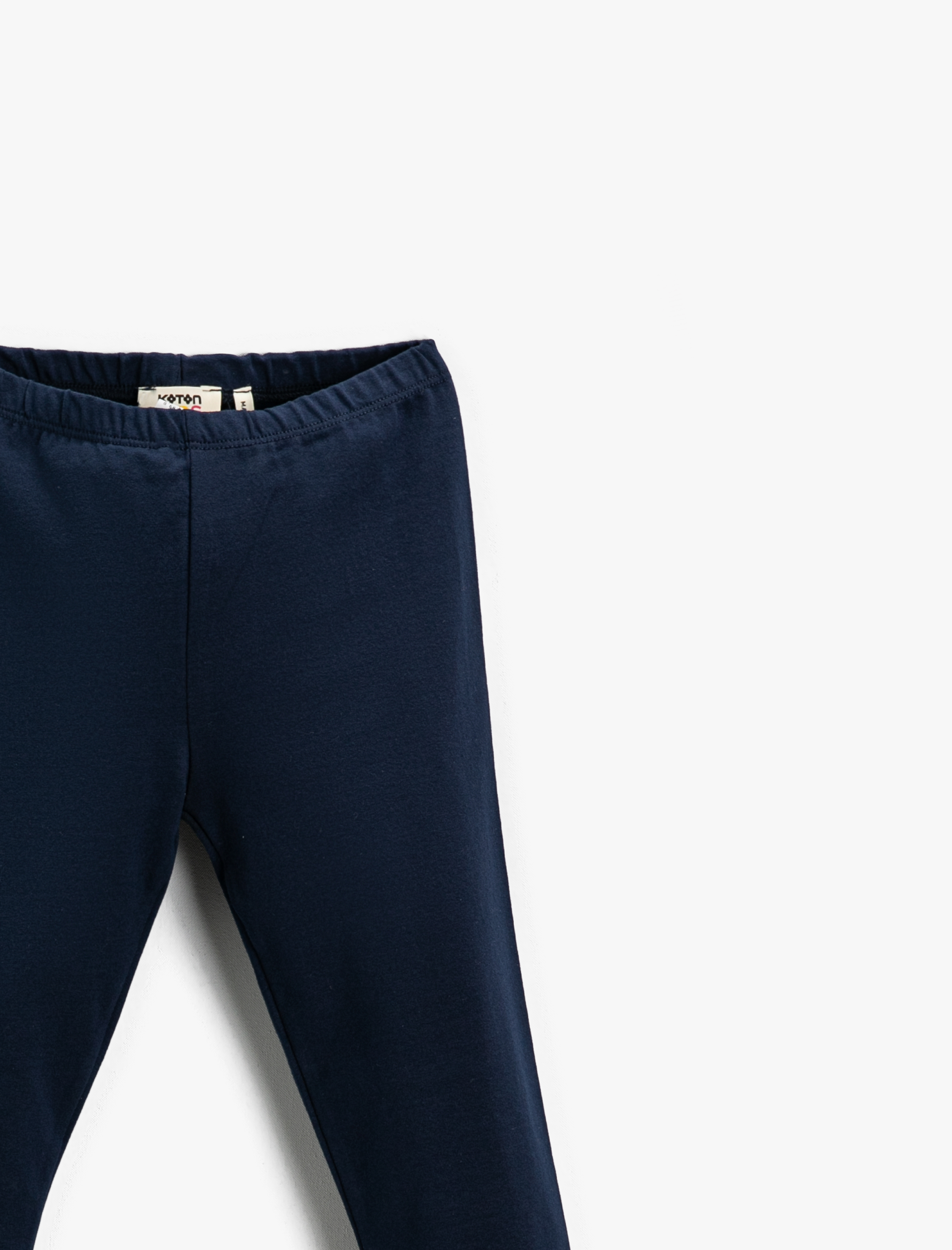  Kız Çocuk Basic Kapri Tayt Pamuklu