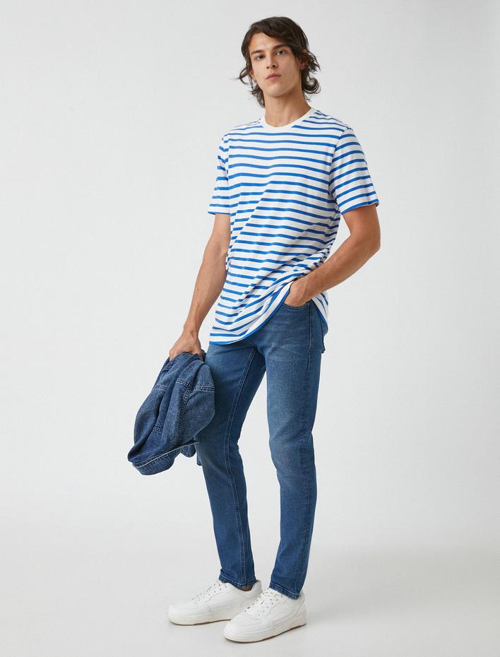  Skinny Fit Kot Pantolon - Michael Jean