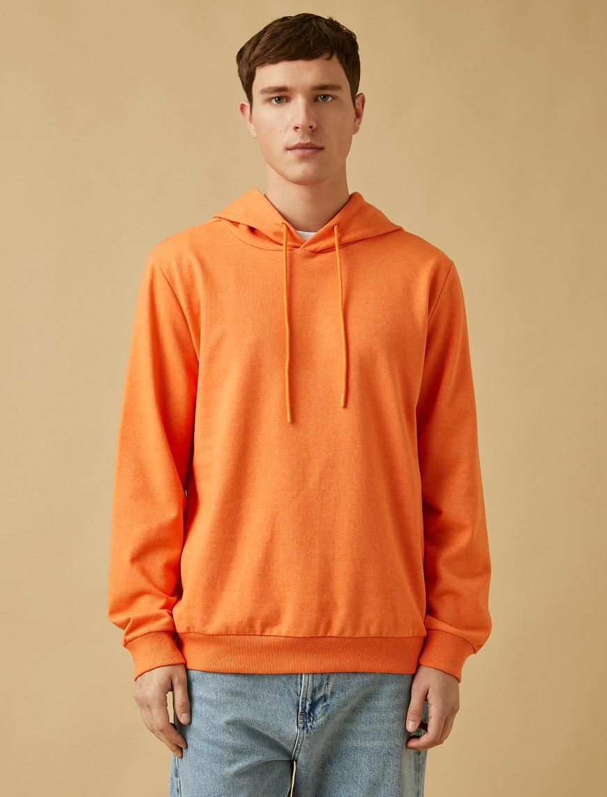   Basic Kapüşonlu Sweatshirt