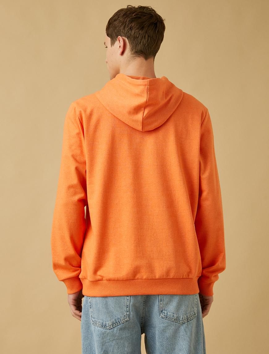   Basic Kapüşonlu Sweatshirt