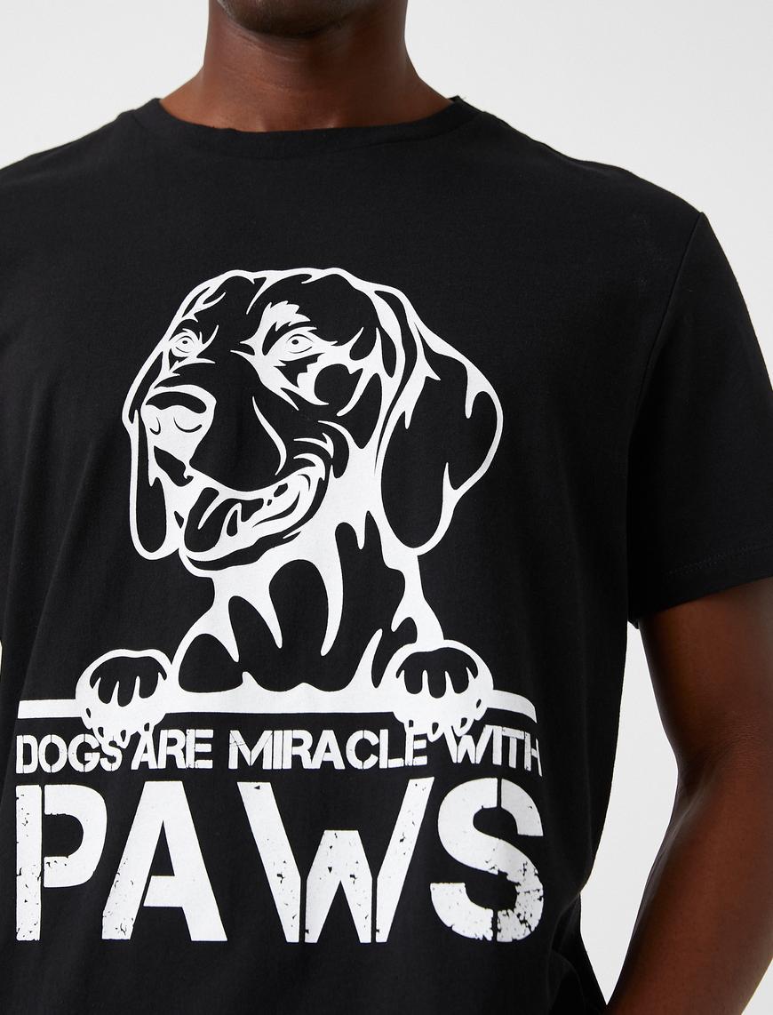   Köpek Baskılı Tişört