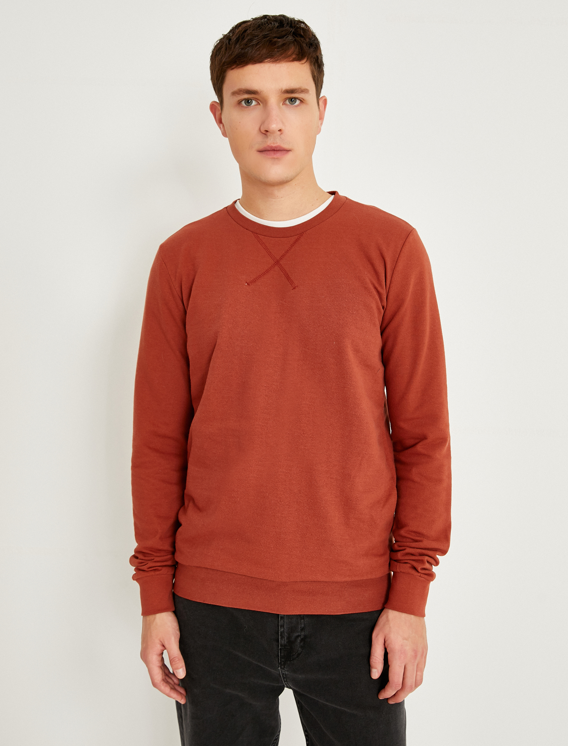 Basic Sweatshirt Pamuklu