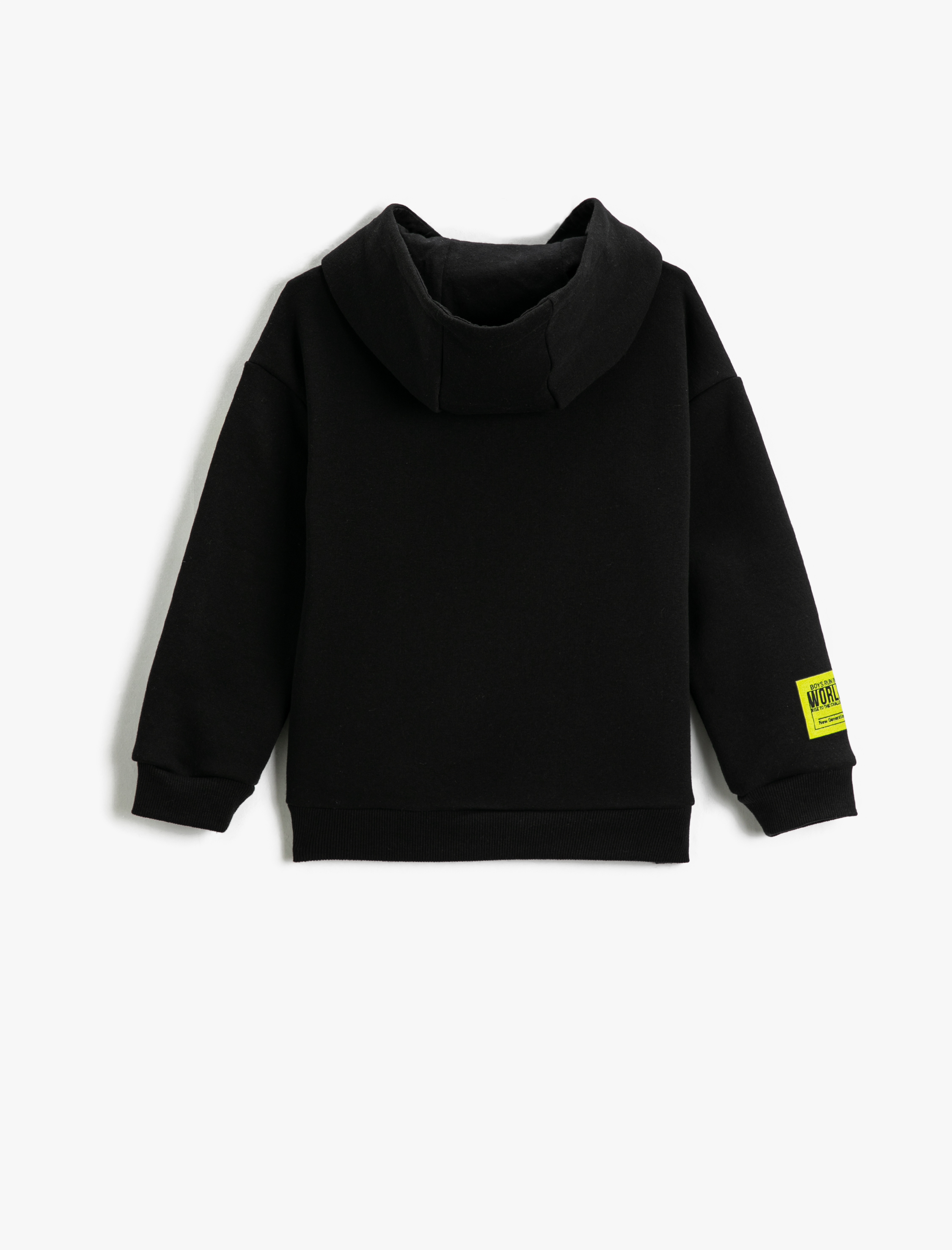  Erkek Çocuk Baskılı Kapüşonlu Sweatshirt