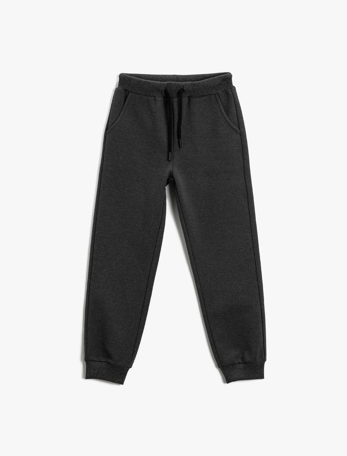 Erkek Çocuk Basic Jogger Eşofman Altı  Beli Bağlamalı