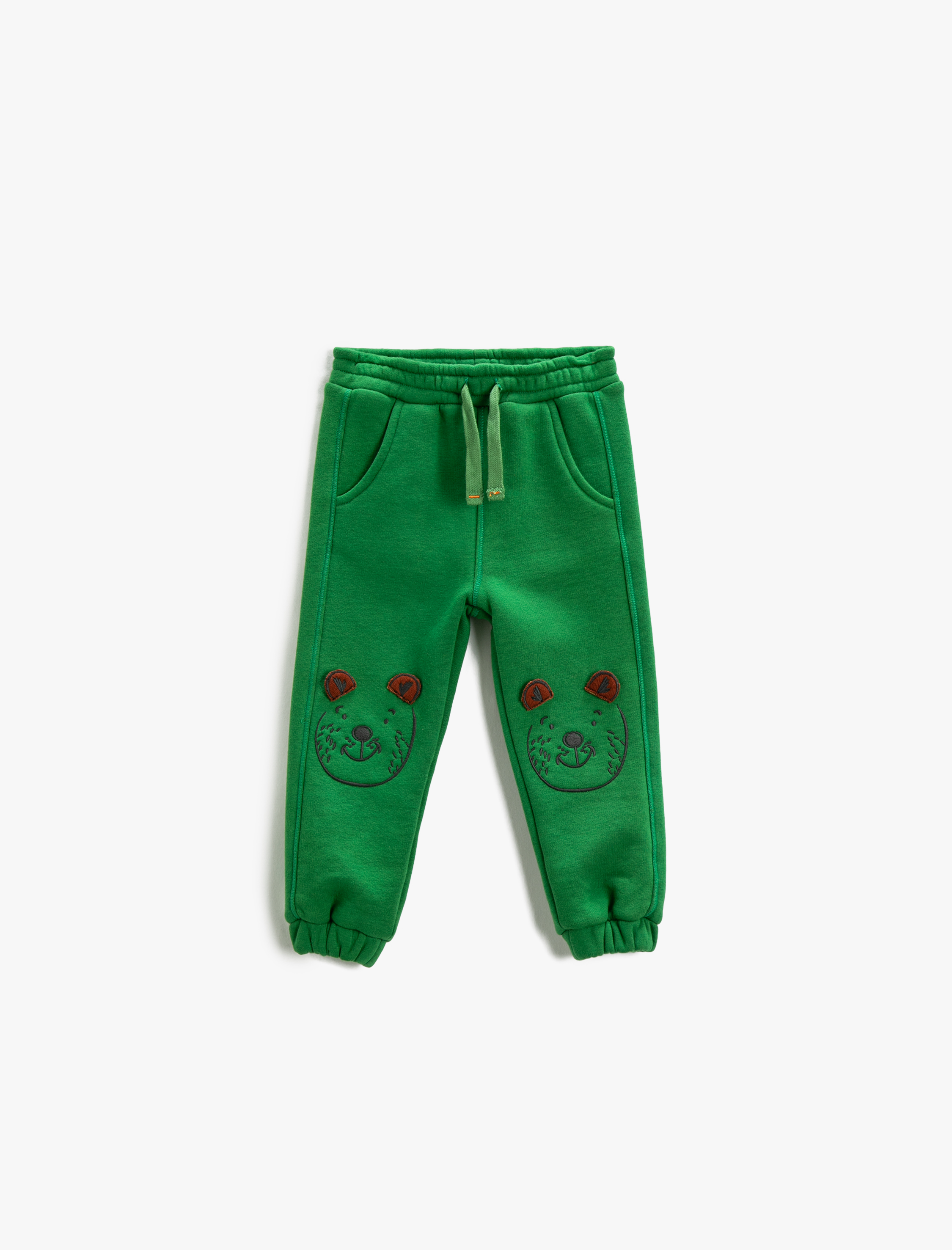 Erkek Bebek Jogger Eşofman Altı Aplike Detaylı Şardonlu