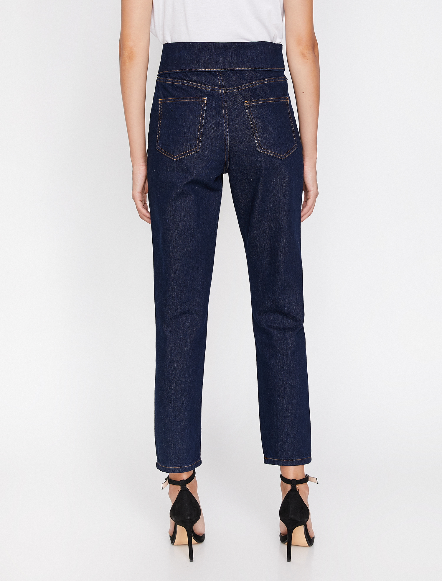   Eve Slim Jean - Yüksek Bel Normal Kesim Hafif Düz Paça Pantolon
