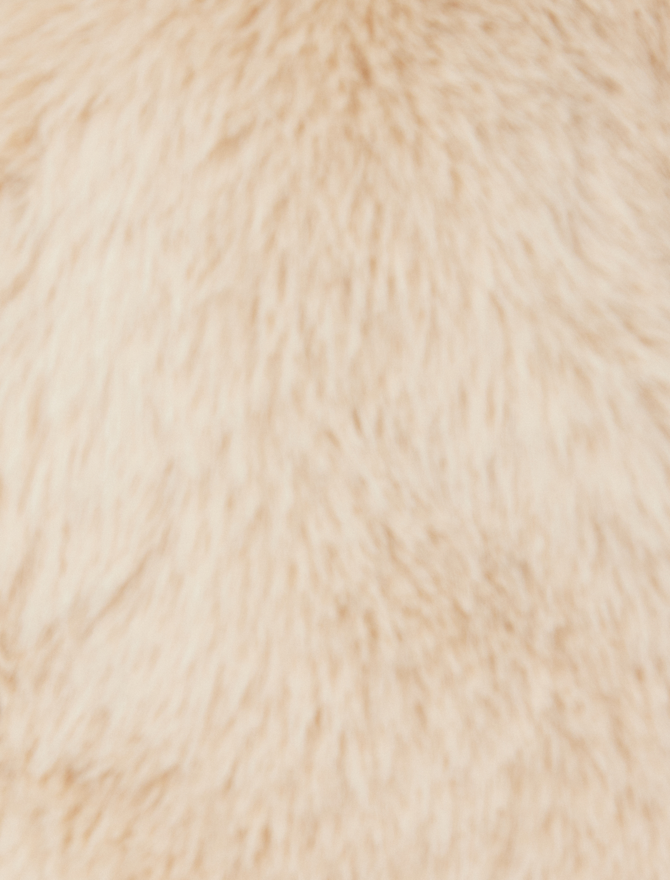   Peluş Mont Uzun Kollu Yuvarlak Yaka