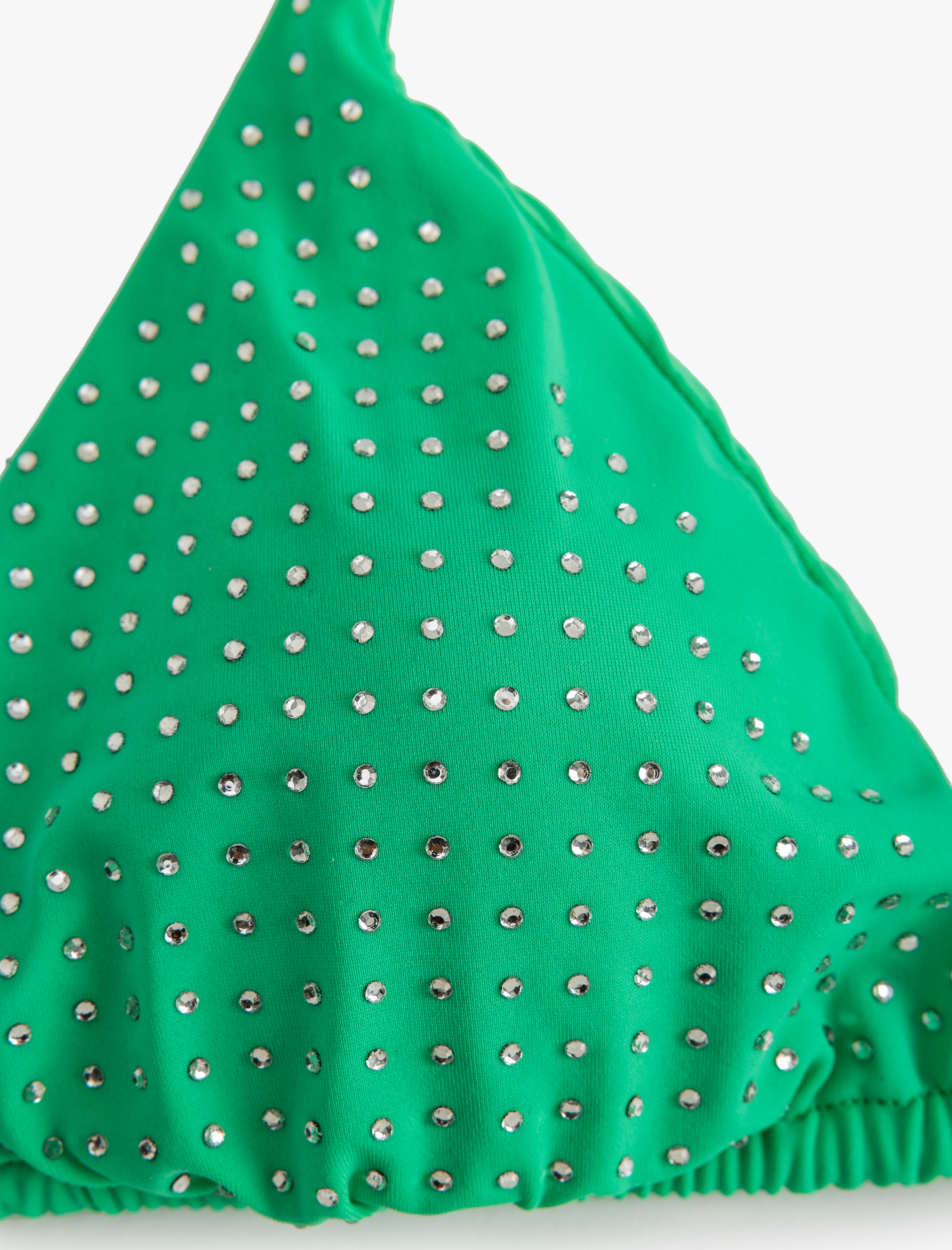   Taşlı Üçgen Bikini Üstü