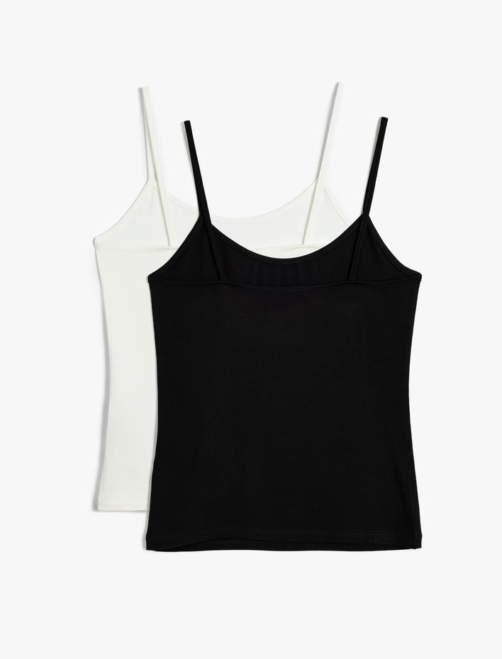  İnce Askılı Viskon Atlet 2'li Paket