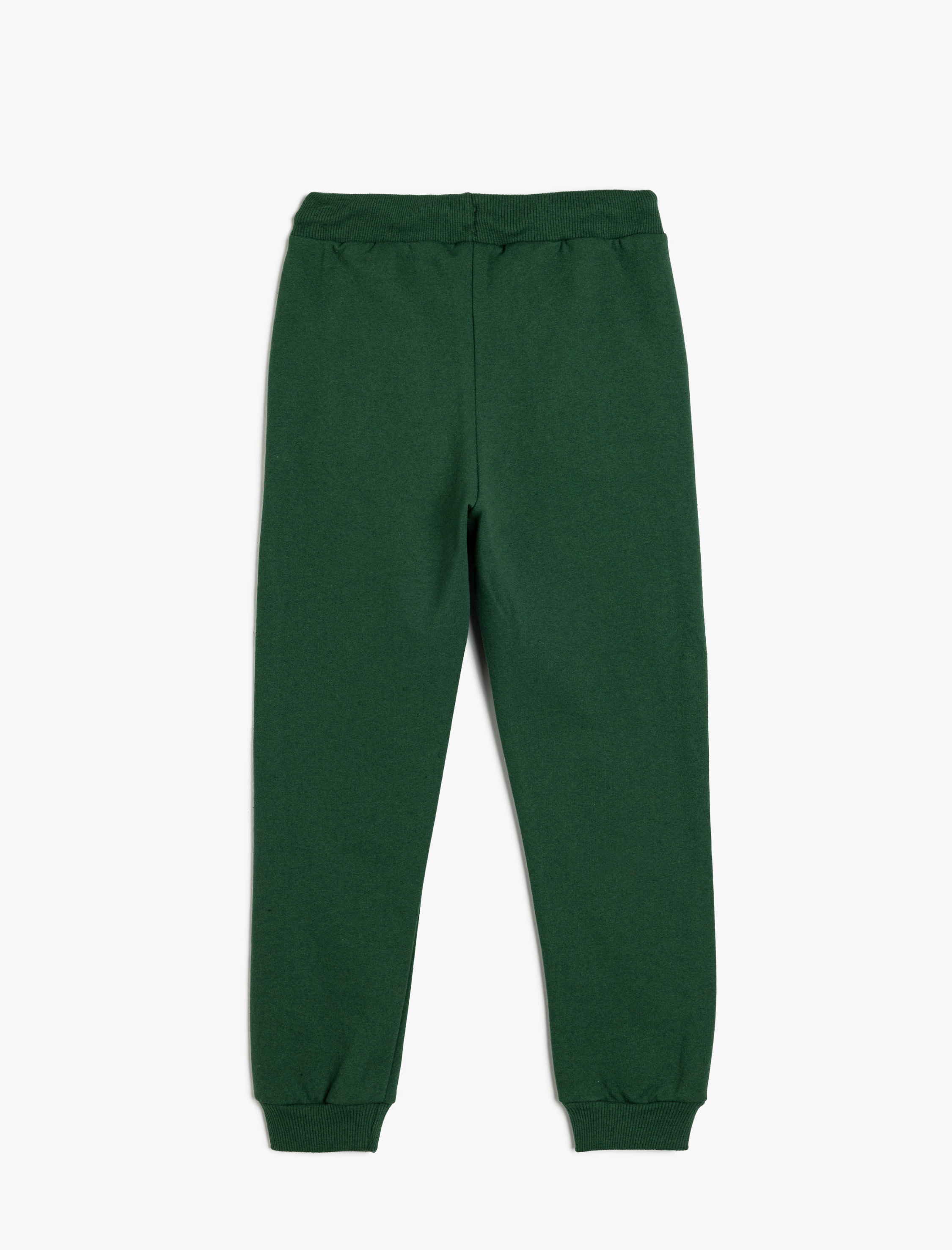  Erkek Çocuk Jogger Eşofman Altı Beli Bağlamalı Baskı Detaylı Cepli Şardonlu