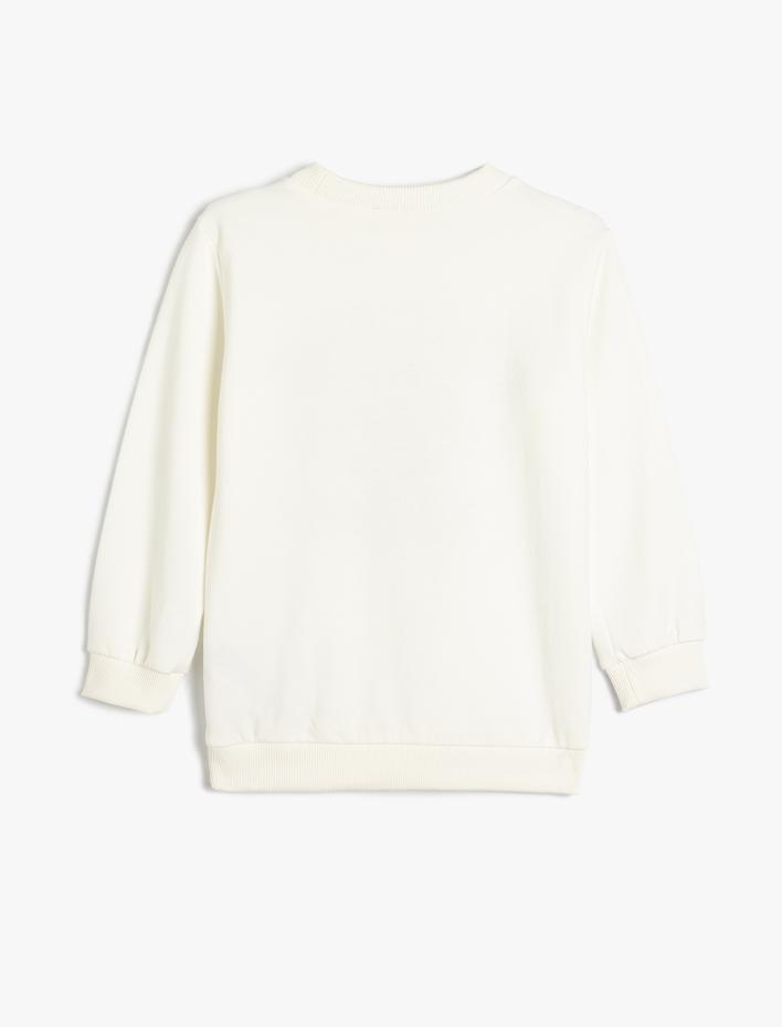 Erkek Çocuk Şardonlu Uzun Kollu Şehir Baskılı Sweatshirt