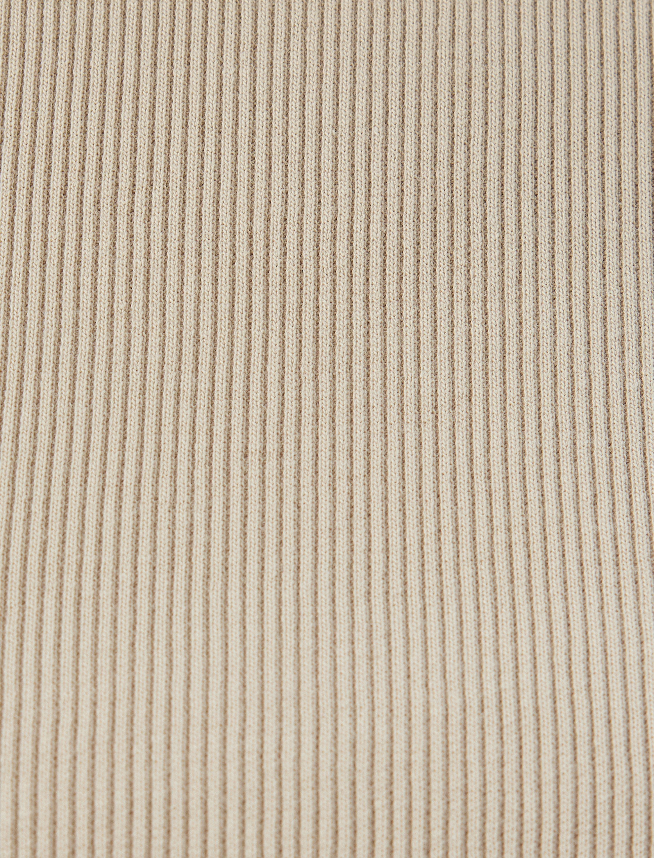   Kısa Kollu Bisiklet Yaka Pamuklu Crop Fitilli Tişört