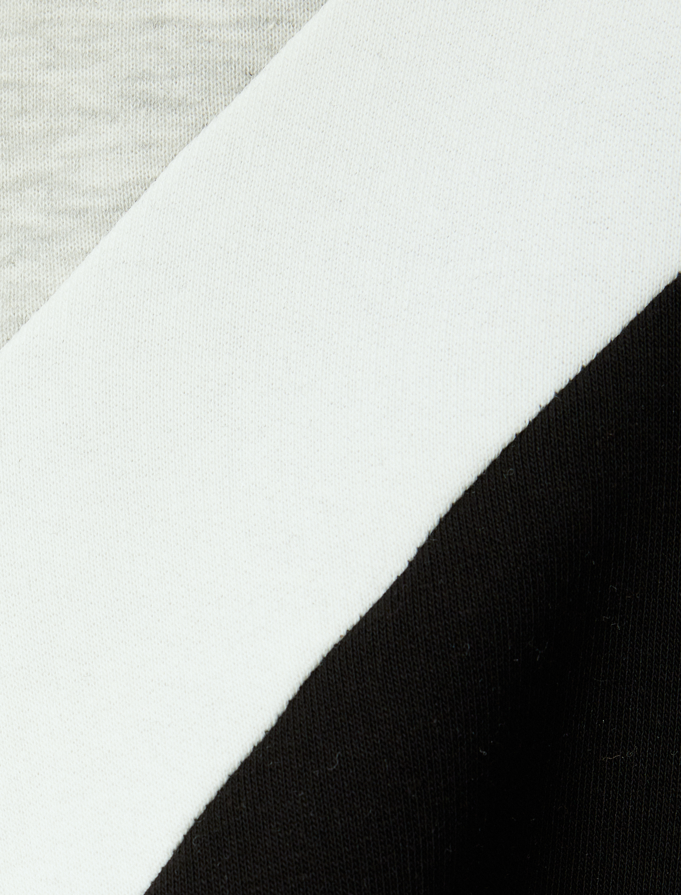   Renk Bloklu Dik Yaka Üç İplik Şardonlu Yarım Fermuarlı Crop Sweatshirt