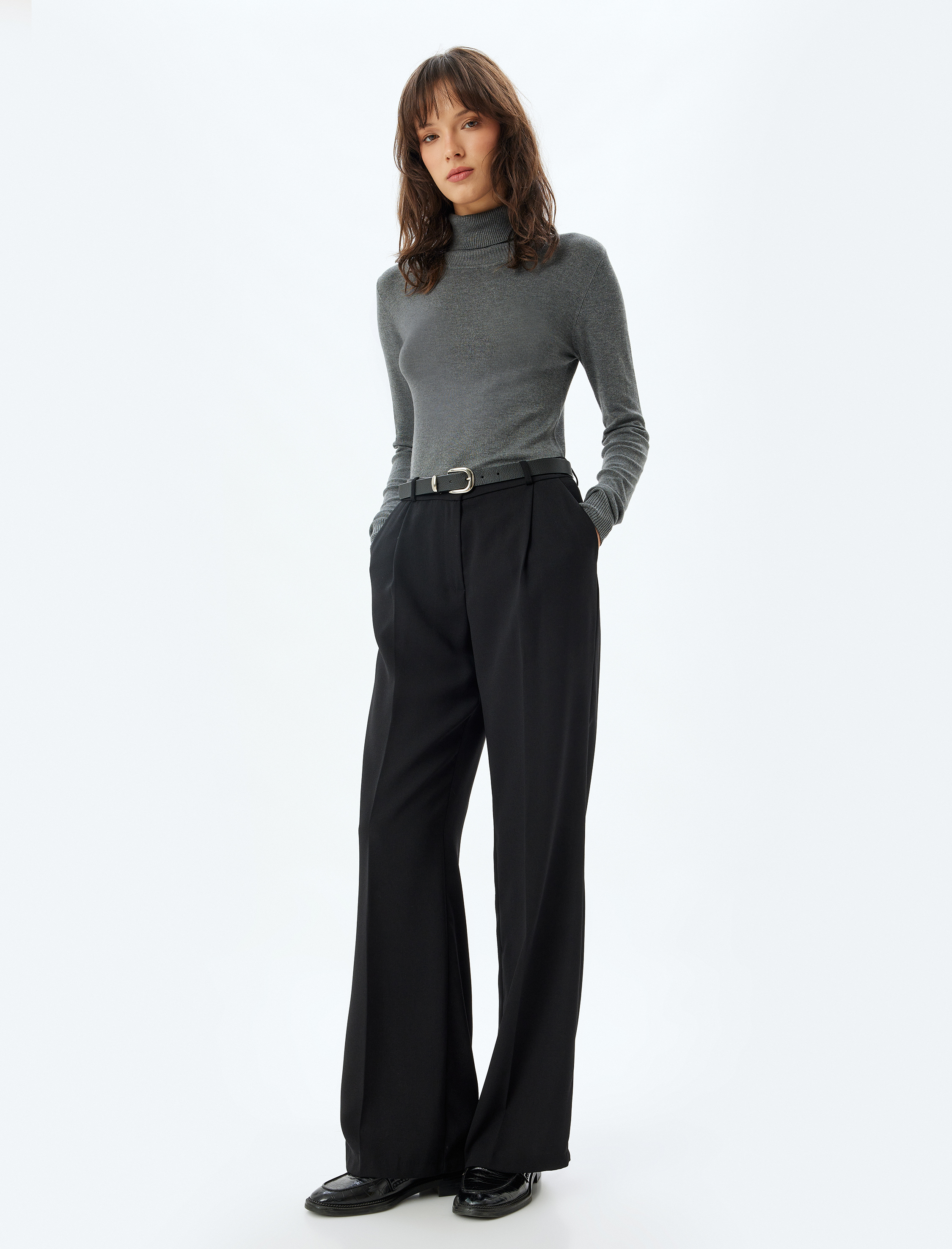   Basic Balıkçı Yaka Triko Kazak