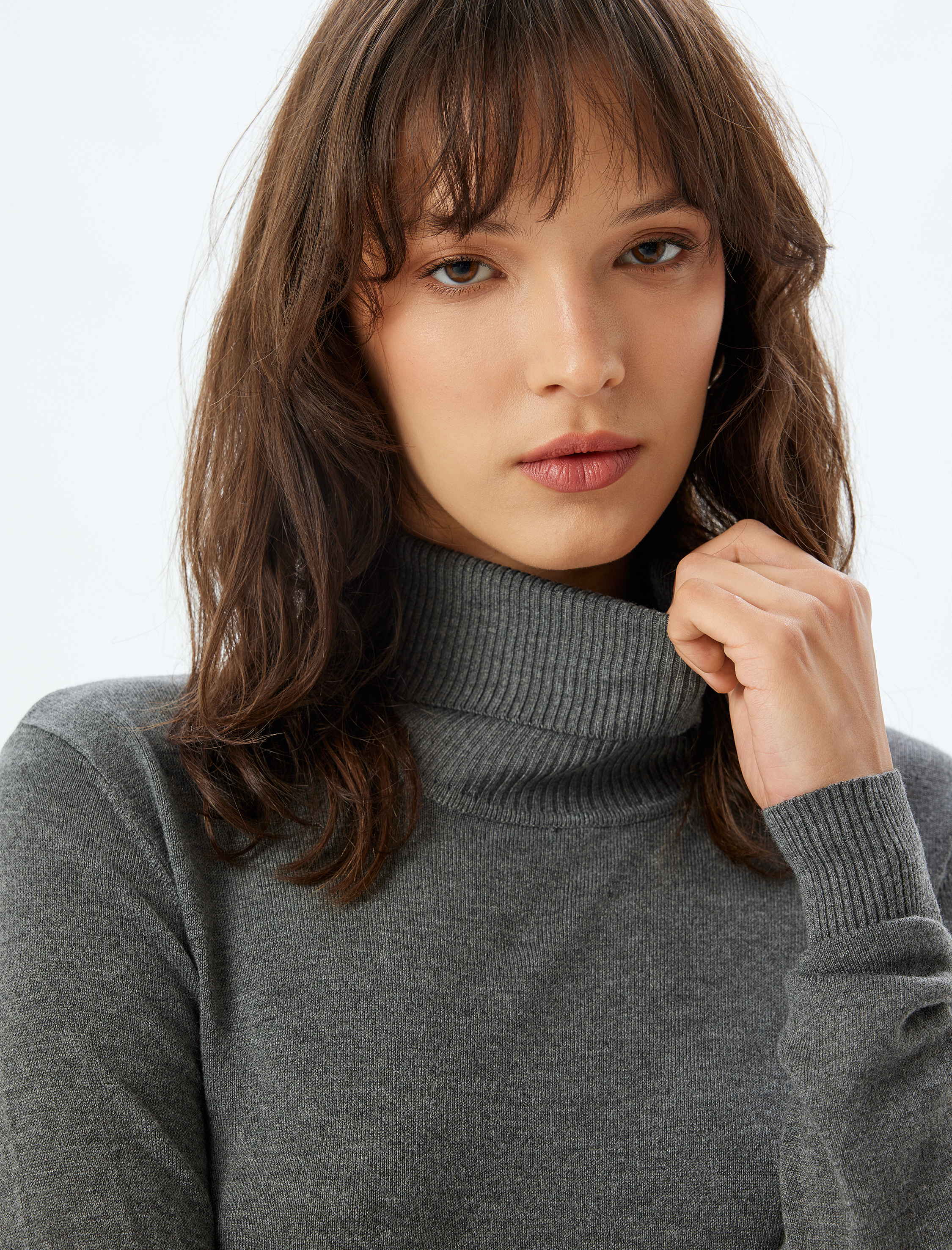   Basic Balıkçı Yaka Triko Kazak