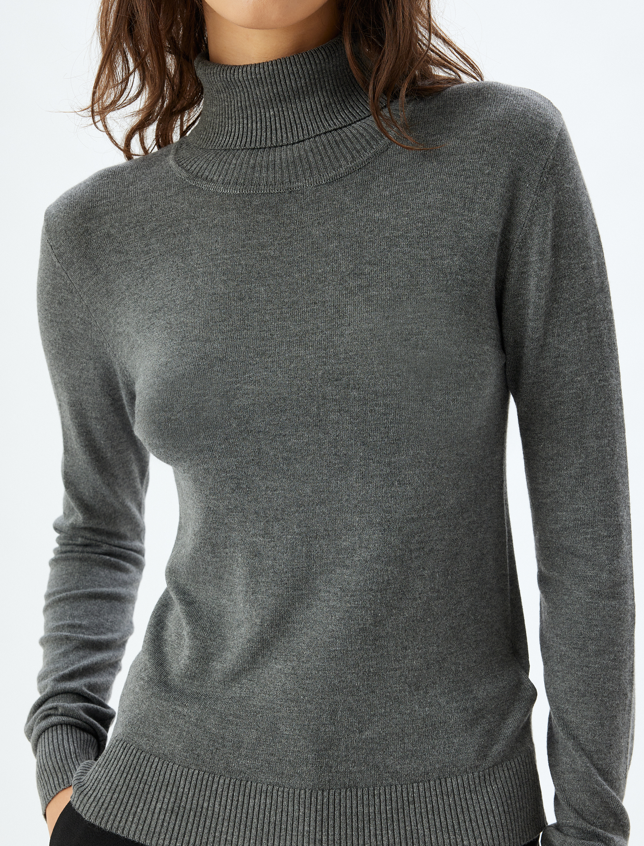   Basic Balıkçı Yaka Triko Kazak