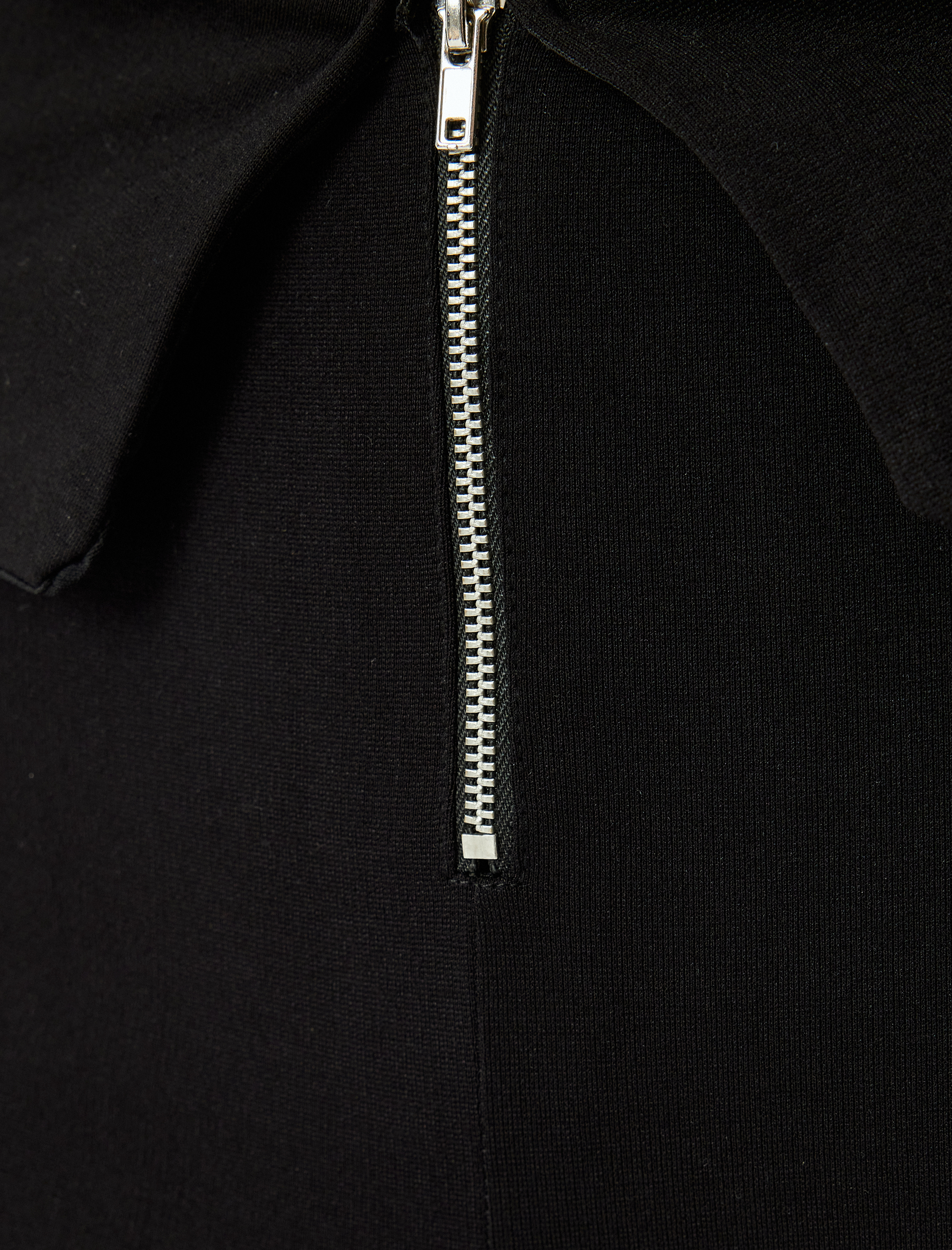   İspanyol Paça Tayt Pantolon Fermuar Detaylı Slim Fit