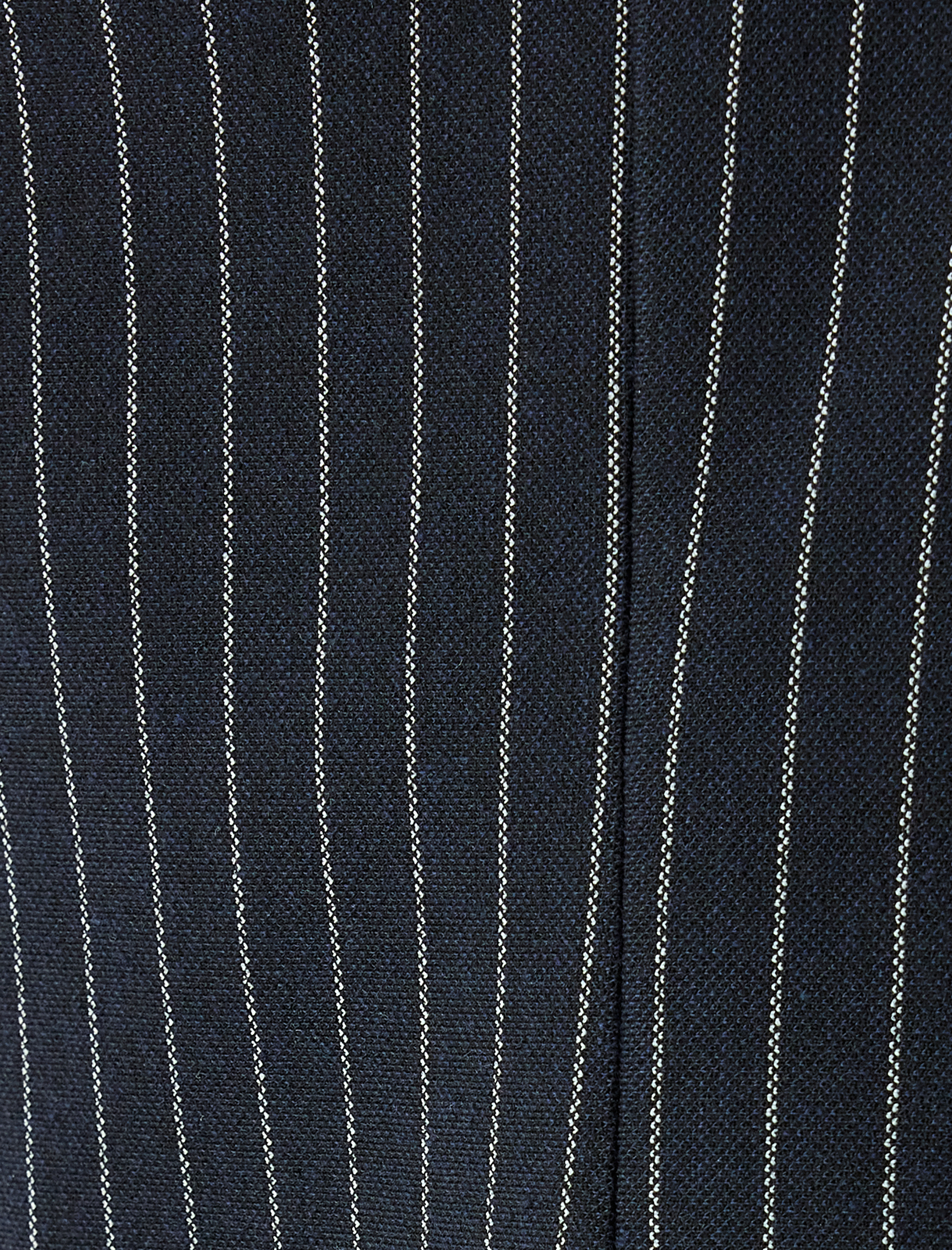   Yırtmaç Detaylı Çizgili Mini Etek