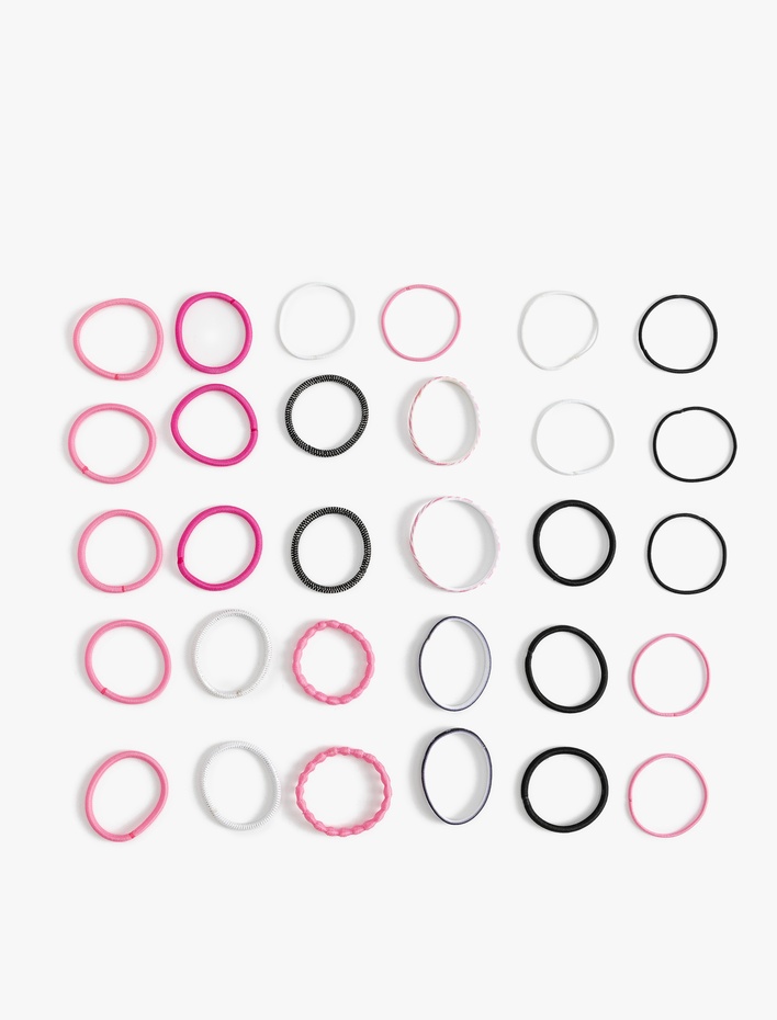 Kız Çocuk Çoklu Lastik Toka Seti