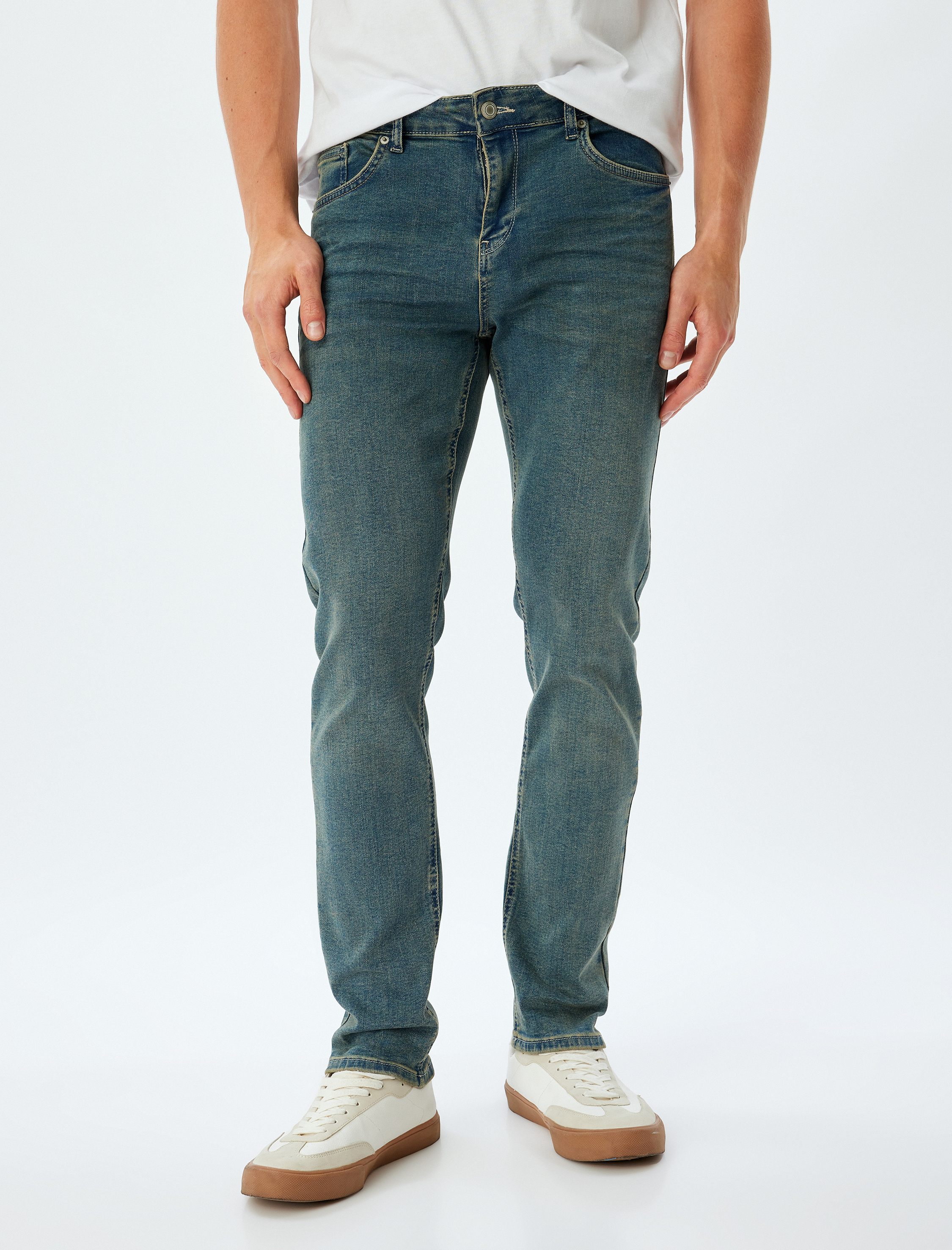   Slim Fit Kot Pantolon - Brad Jean