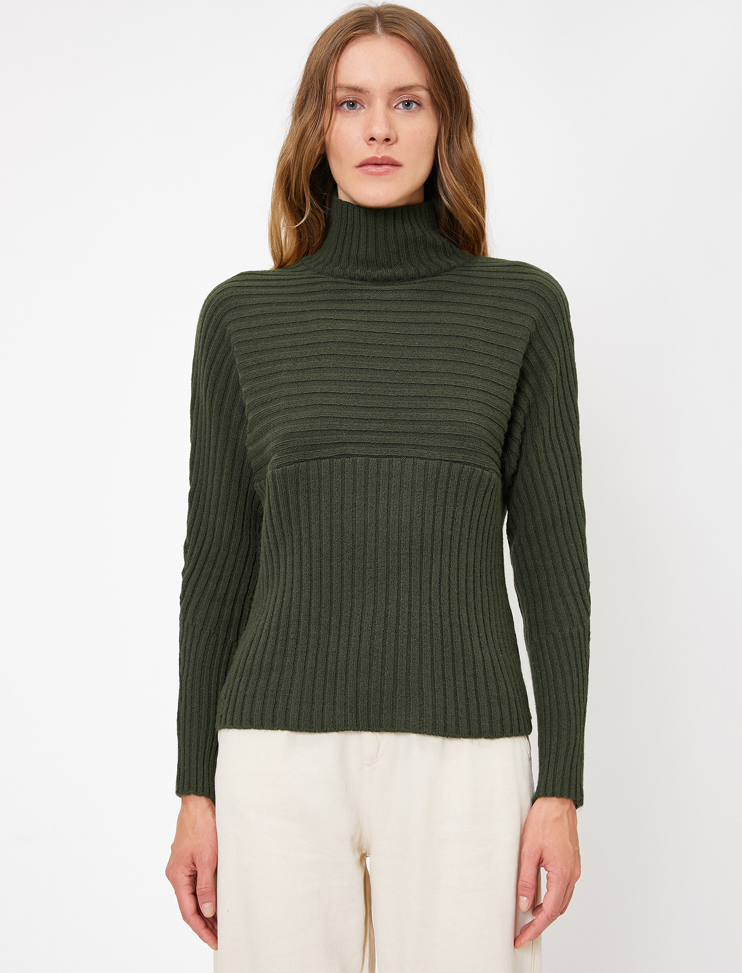   Boğazlı Triko Kazak