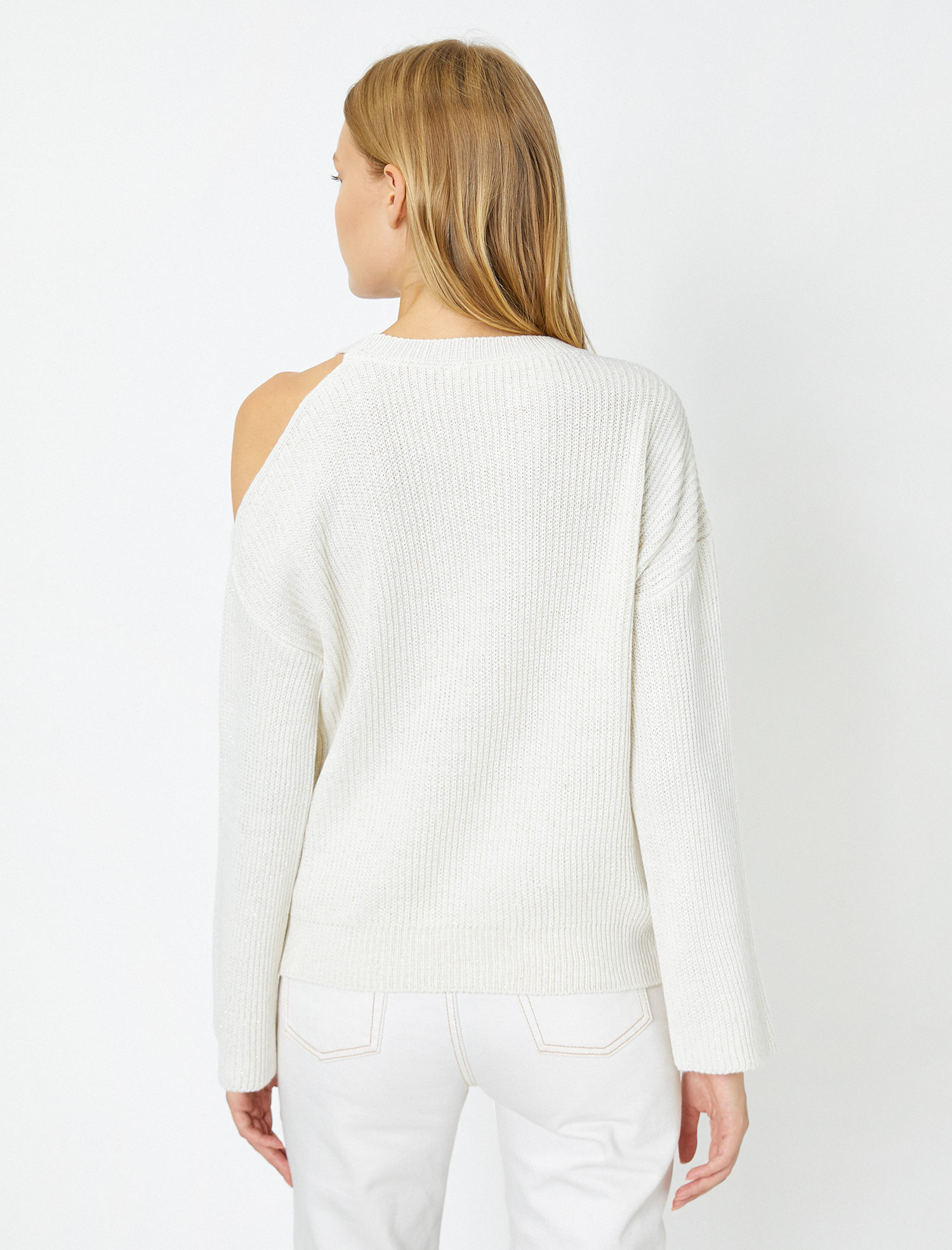   Toka Detaylı Triko Kazak