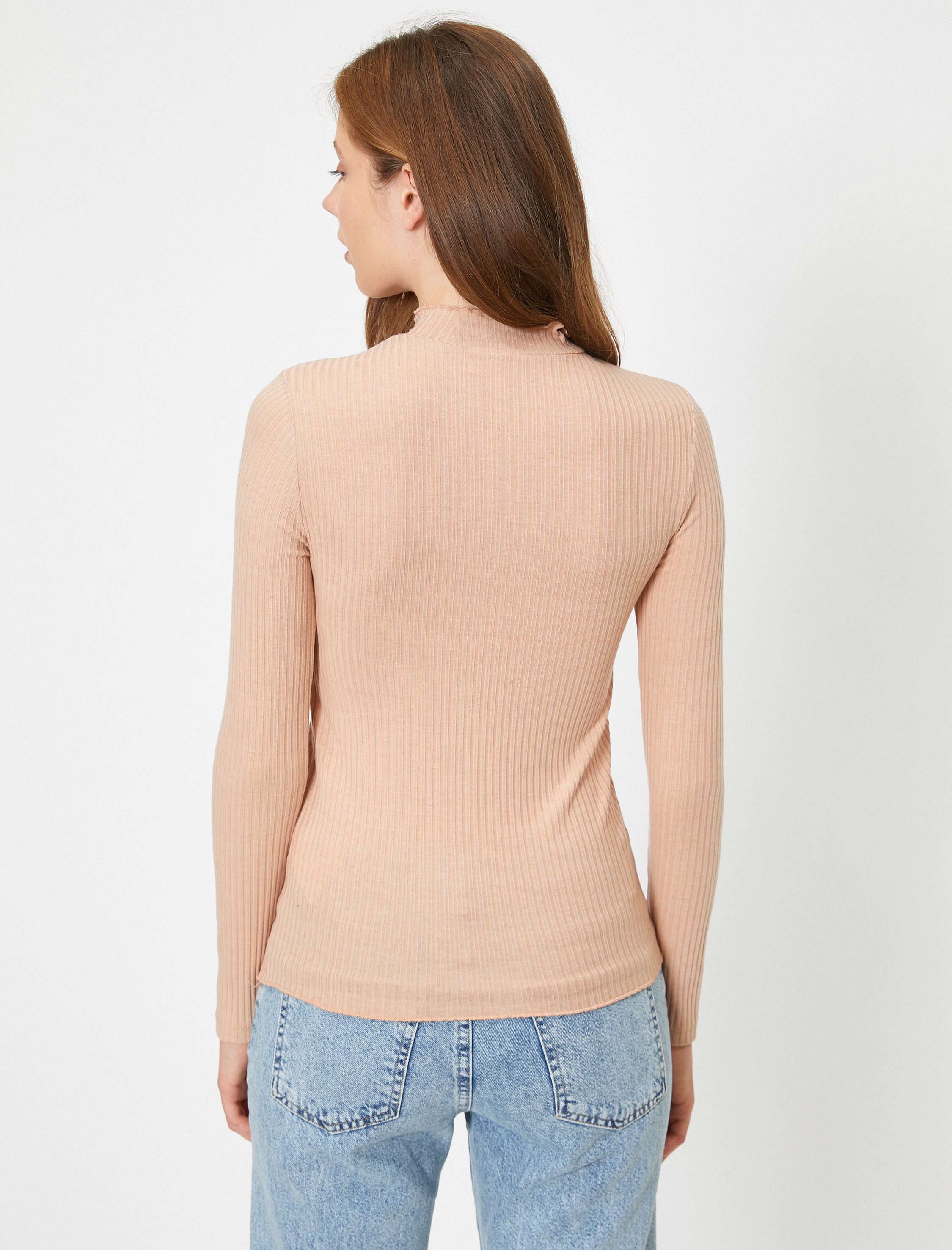   Slim Ribana Uzun Kollu Tişört