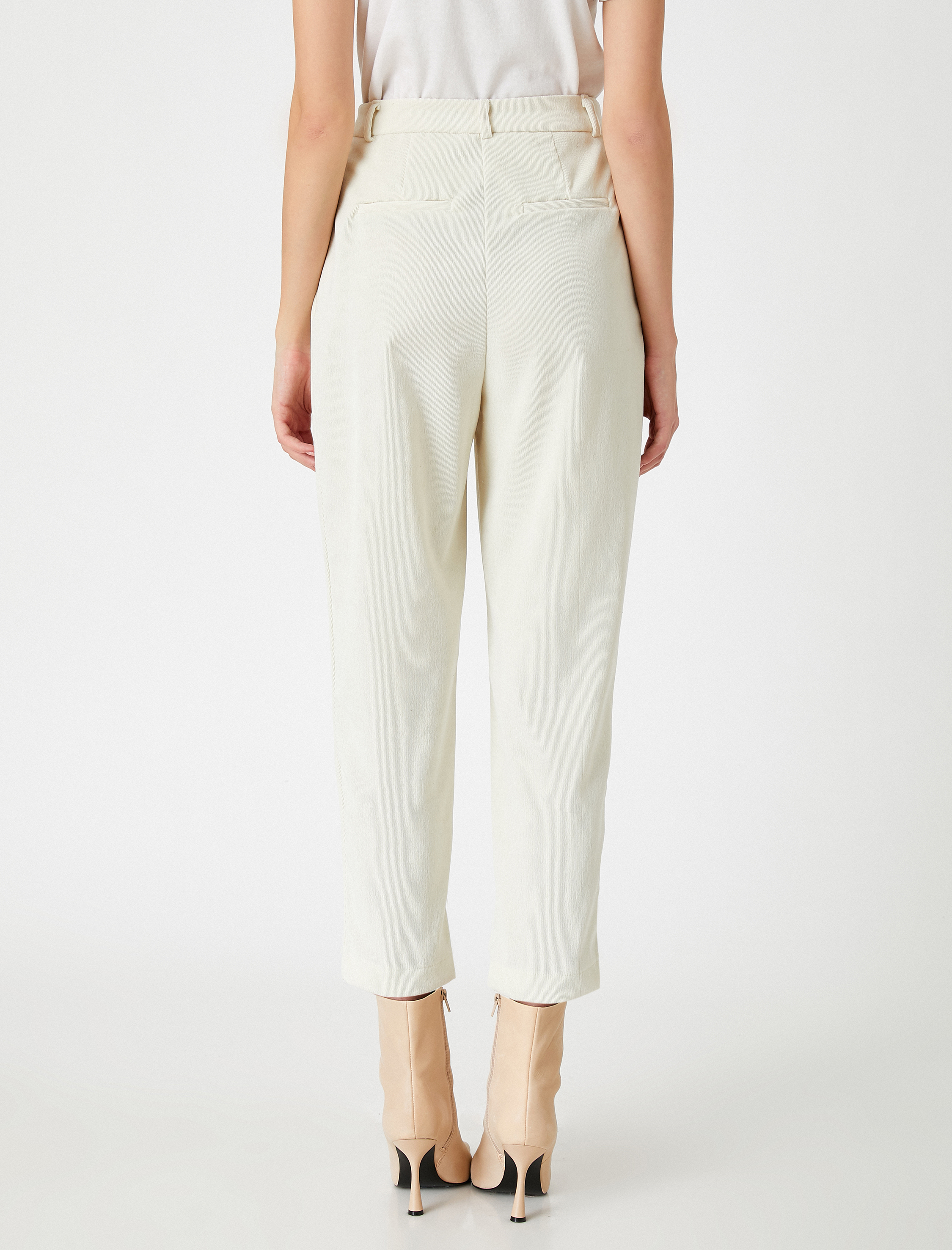   Kadife Pantolon Pileli