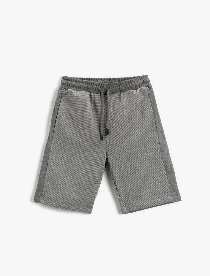 Erkek Çocuk Basic Şort Beli Bağcıklı