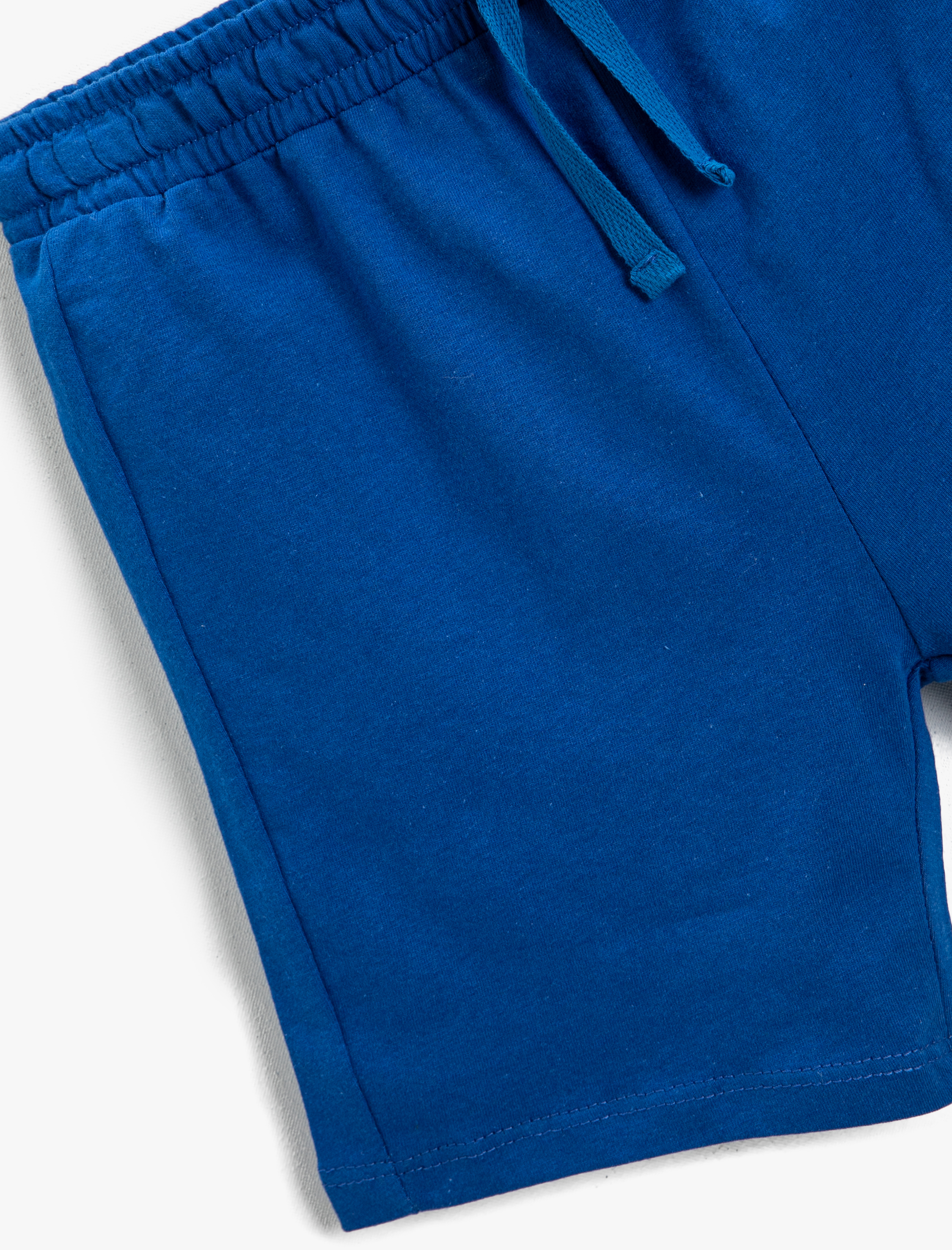  Erkek Çocuk Basic Şort Beli Bağcıklı