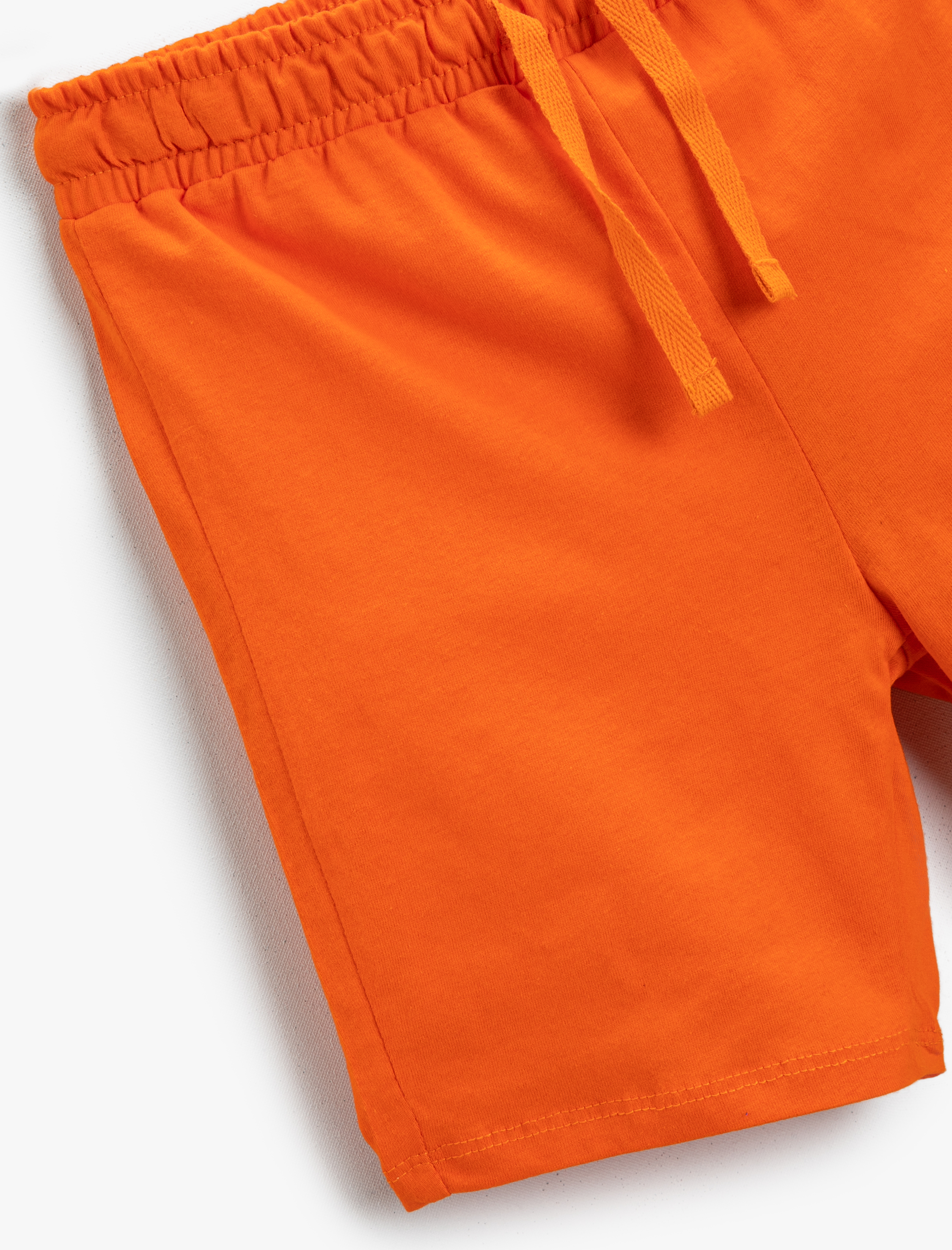  Erkek Çocuk Basic Şort Beli Bağcıklı