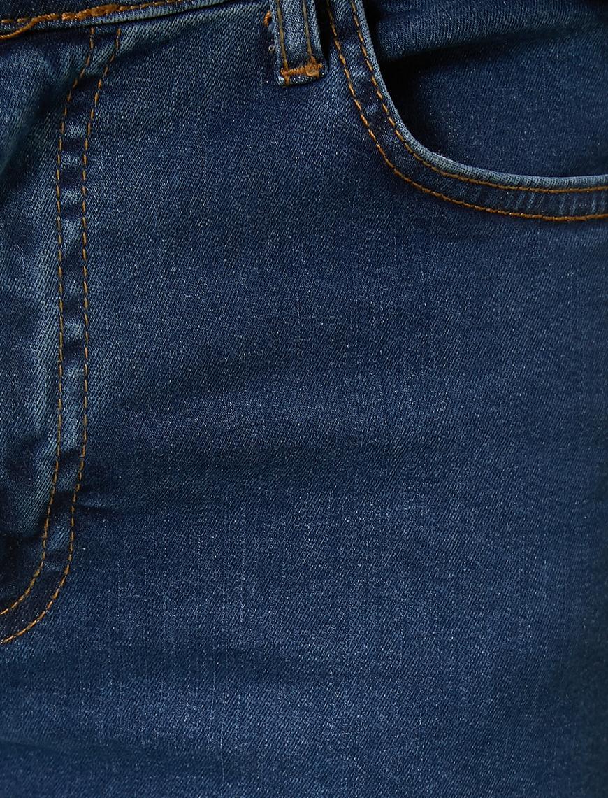   Straight Fit Boru Paça Kot Pantolon - Mark Jean
