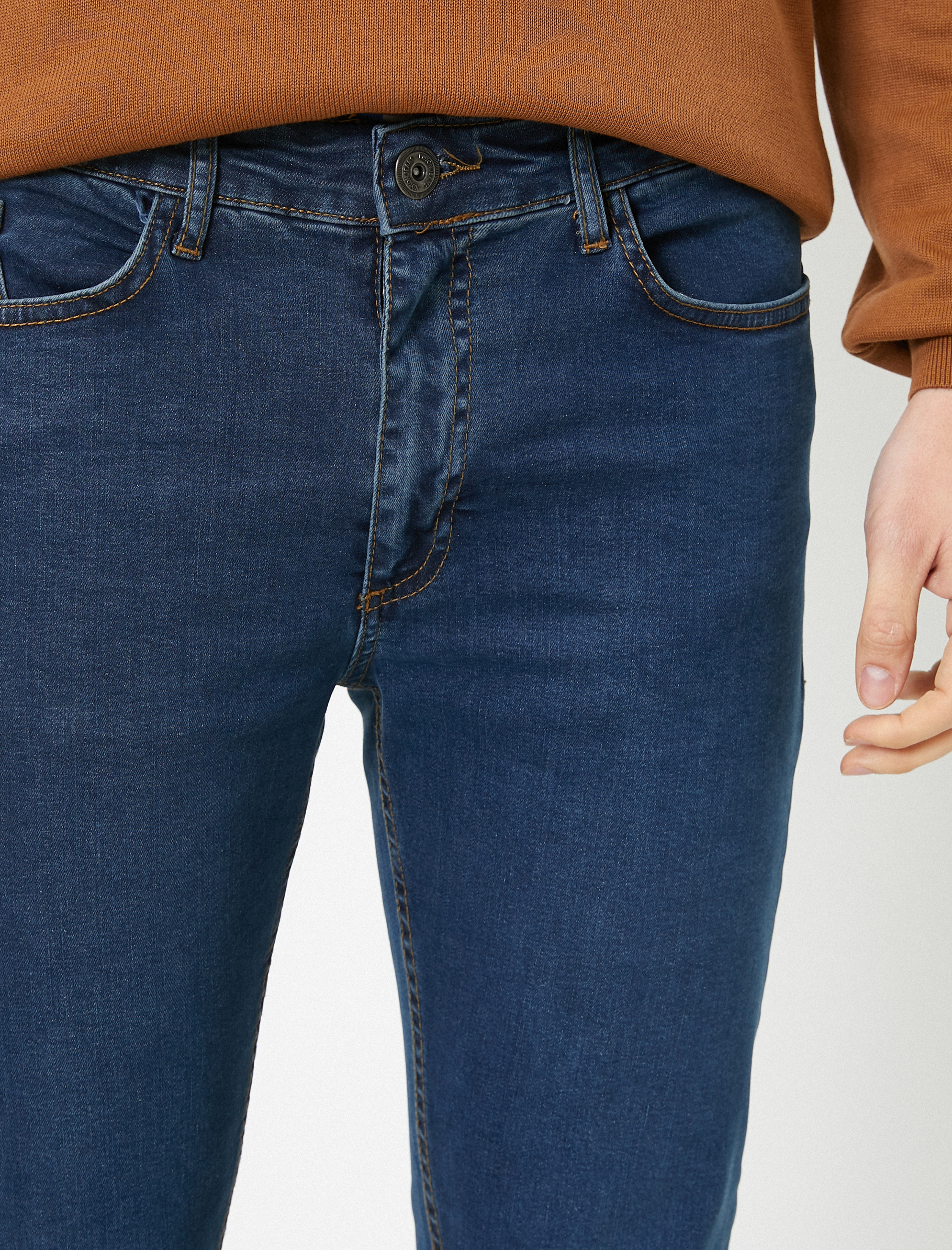   Straight Fit Boru Paça Kot Pantolon - Mark Jean