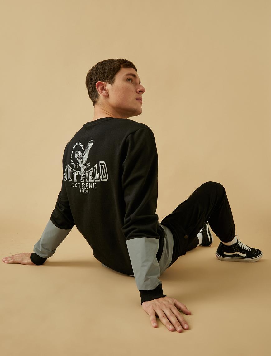   Baskılı Sweatshirt