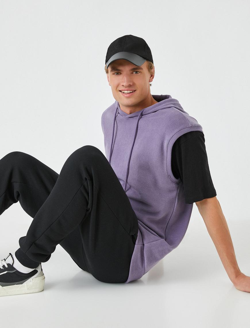   Kolsuz Kapüşonlu Sweatshirt