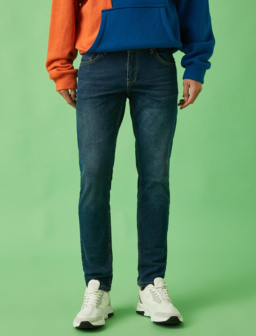   Skinny Fit Kot Pantolon - Michael Jean