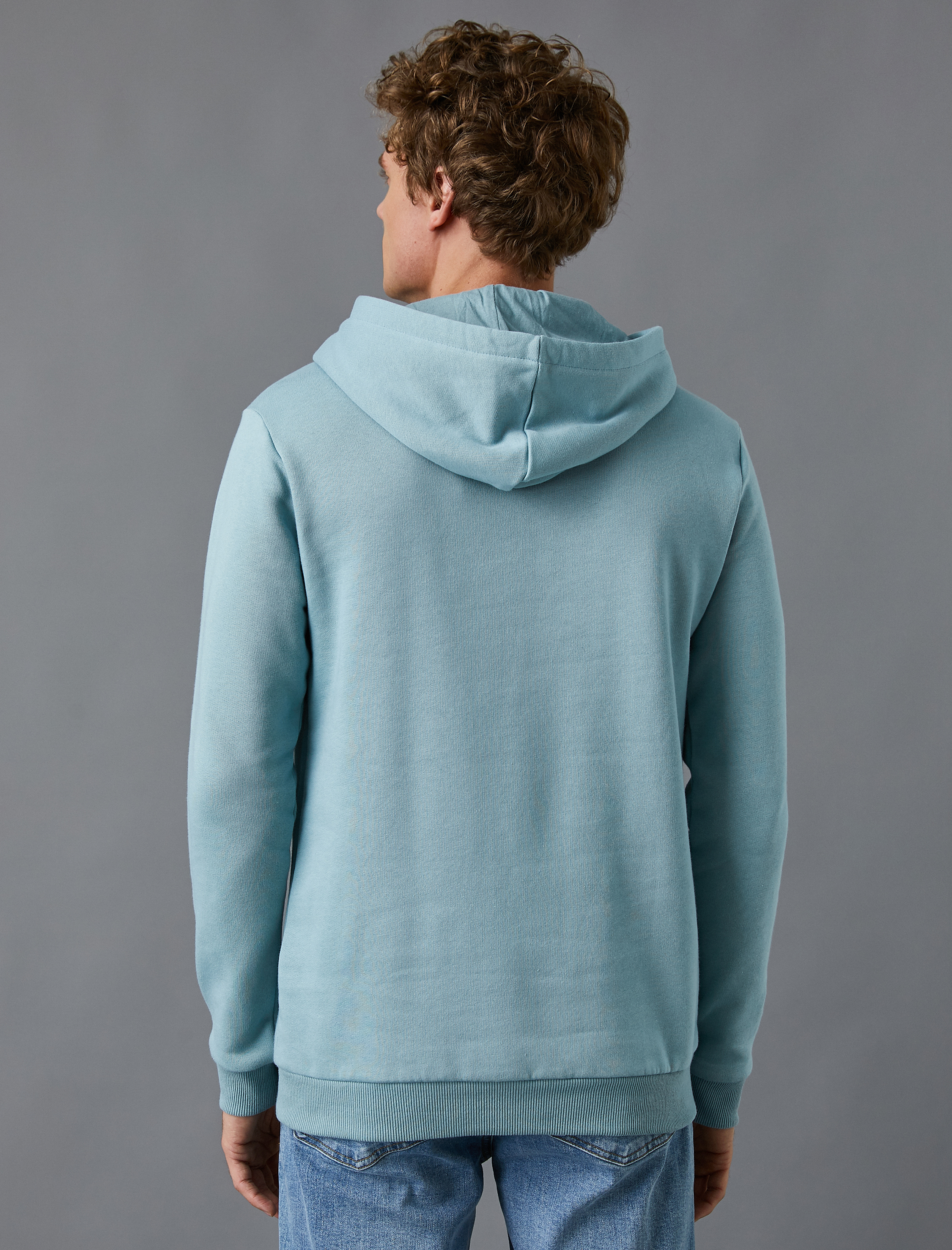   Yazılı Nakışlı Sweatshirt Pamuklu