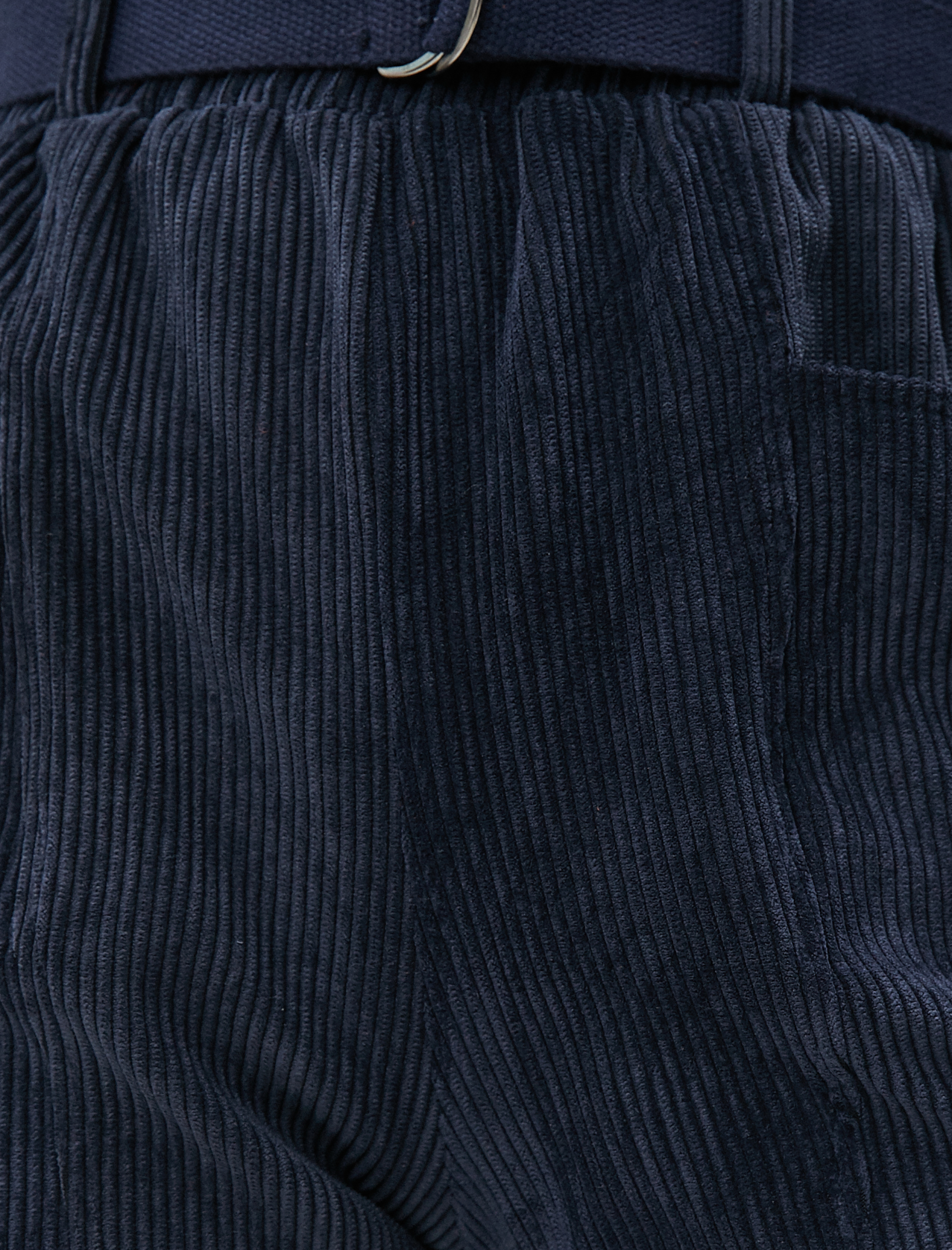   Fitilli Kadife Pantolon Kemerli