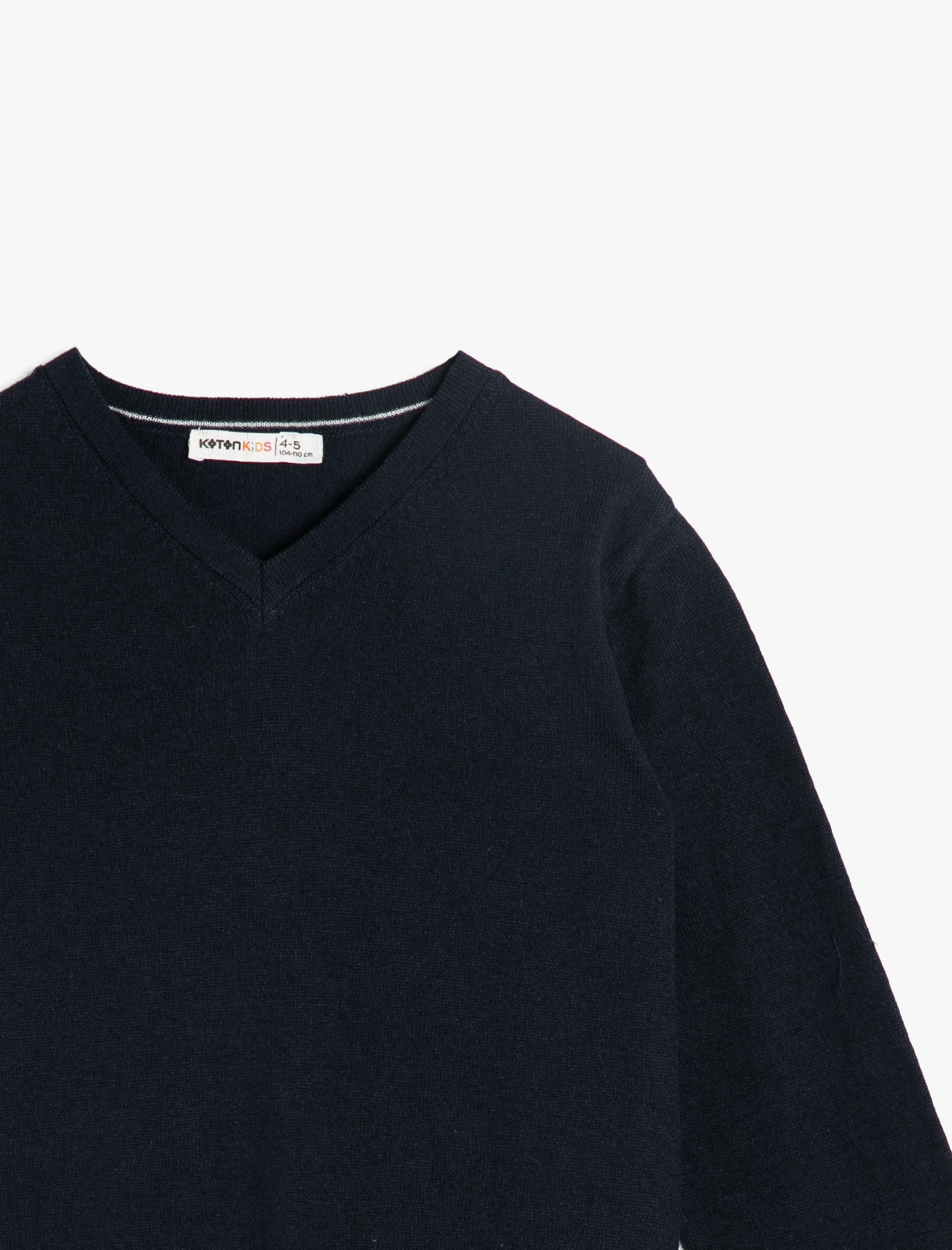  Erkek Çocuk V Yaka Triko Kazak