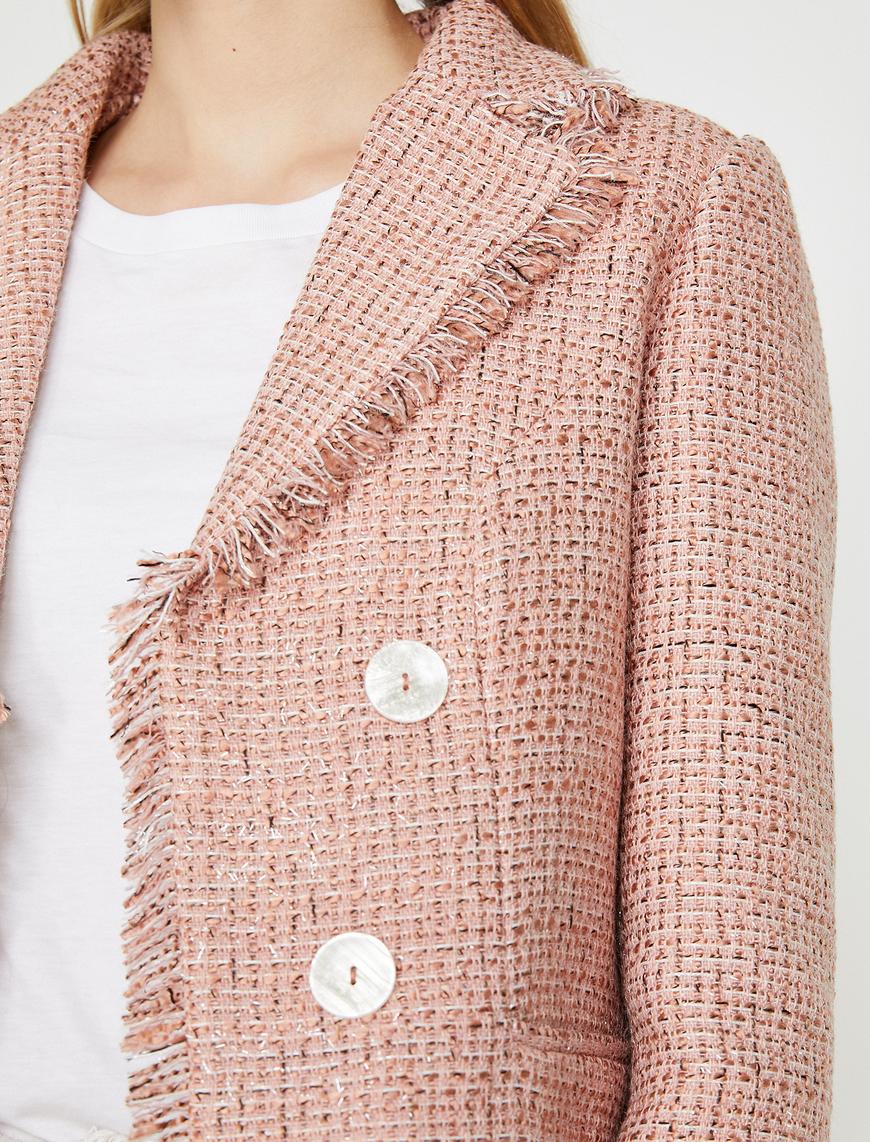   Düğmeli Blazer Ceket