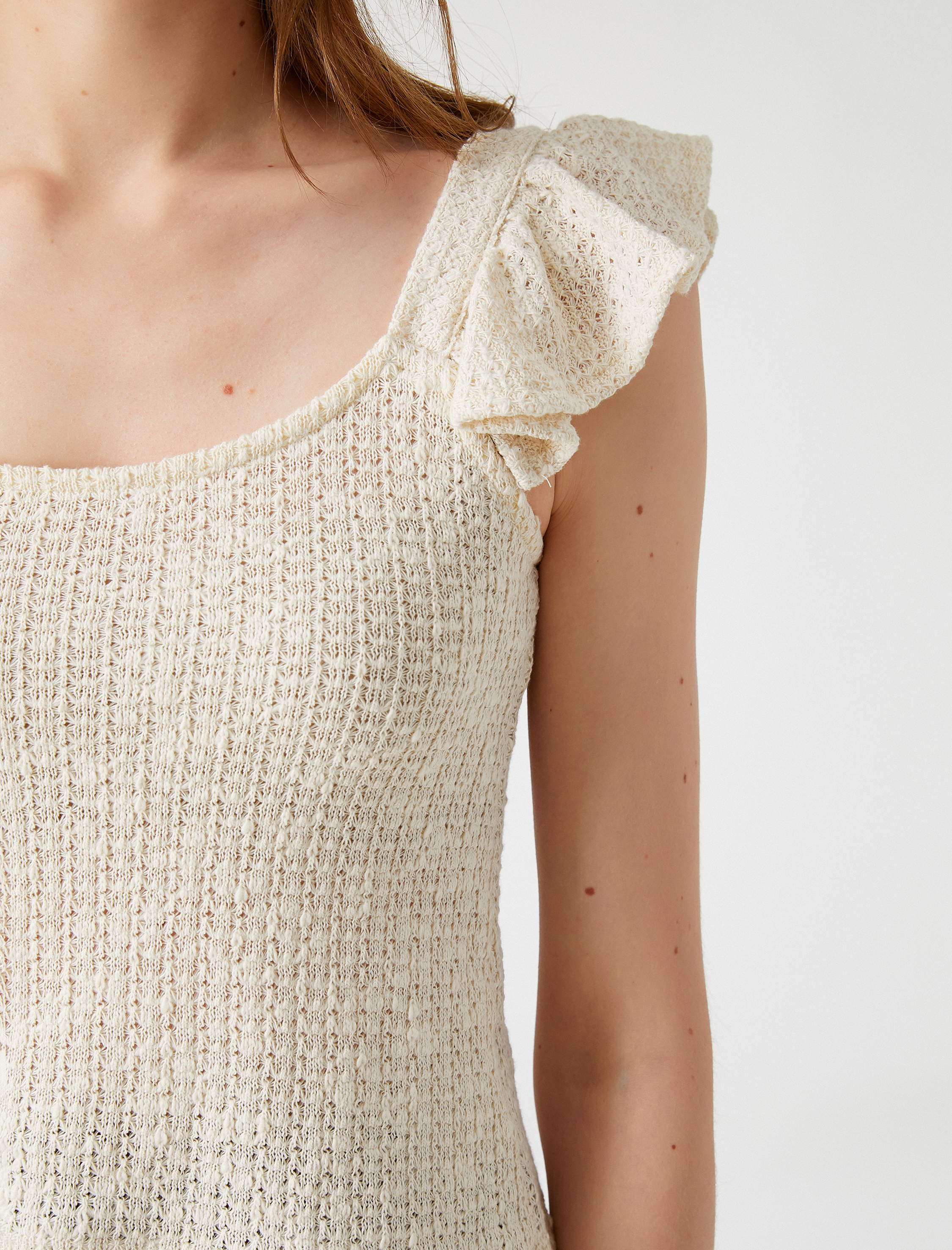   Fırfırlı Atlet Pamuklu