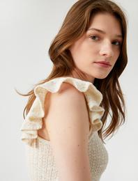 Fırfırlı Atlet Pamuklu