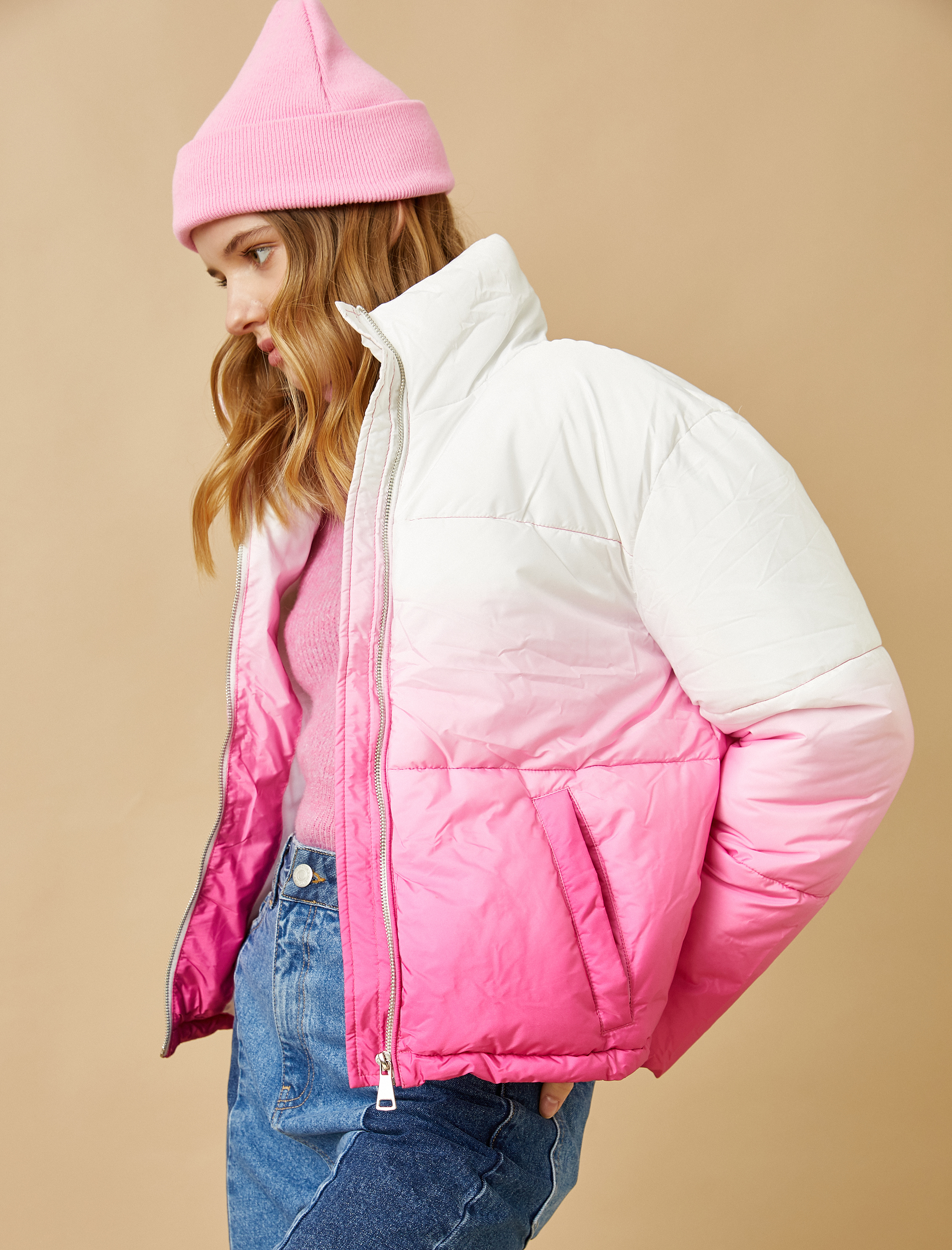 Kapüşonlu Şişme Mont